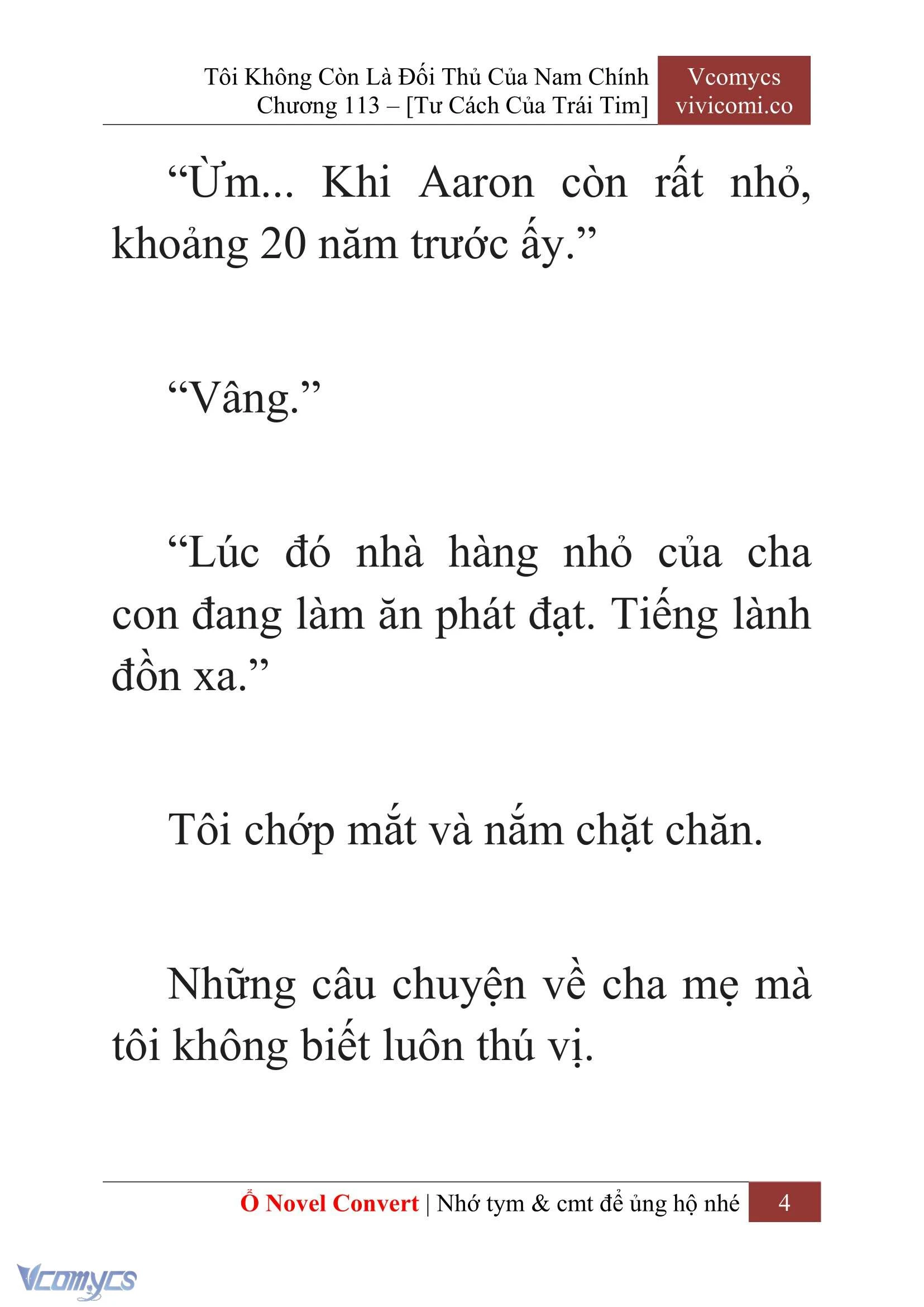[Novel] Tôi Không Còn Là Đối Thủ Của Nam Chính Chapter  113 - 6