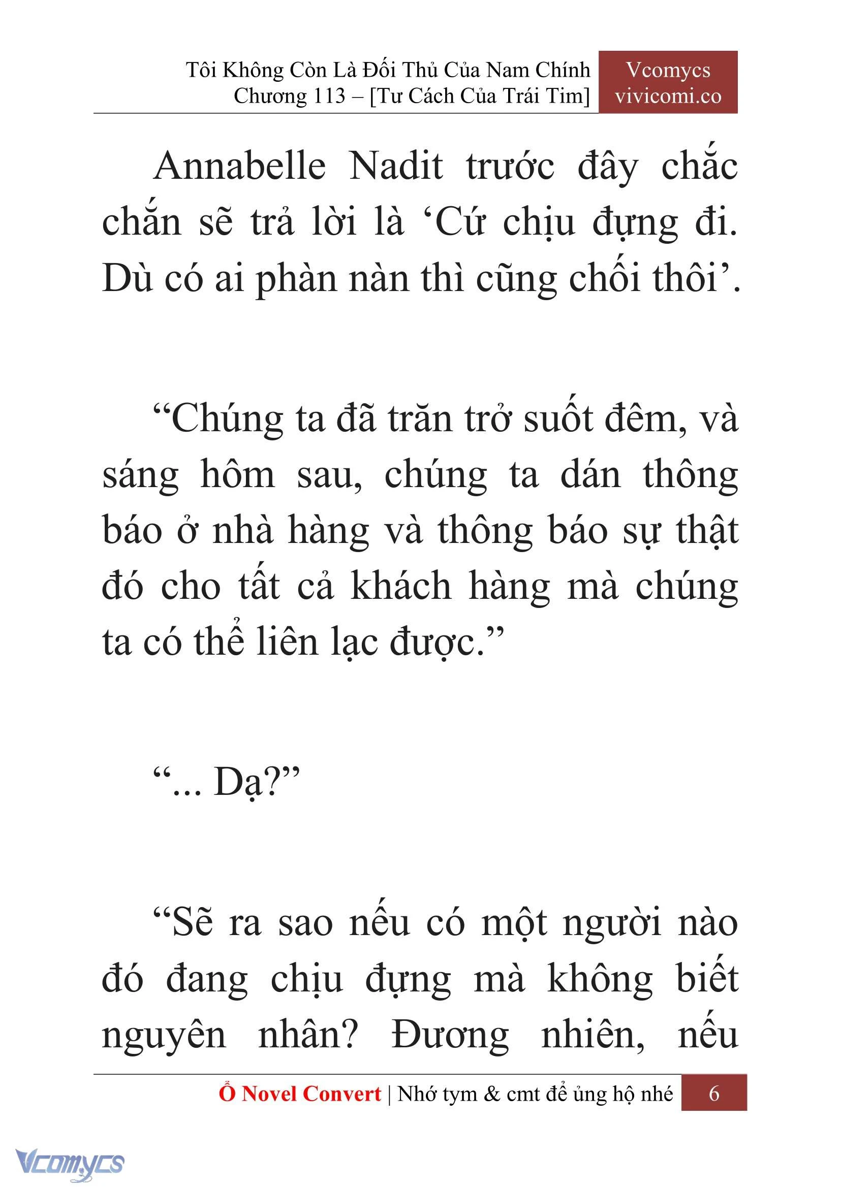 [Novel] Tôi Không Còn Là Đối Thủ Của Nam Chính Chapter  113 - 8