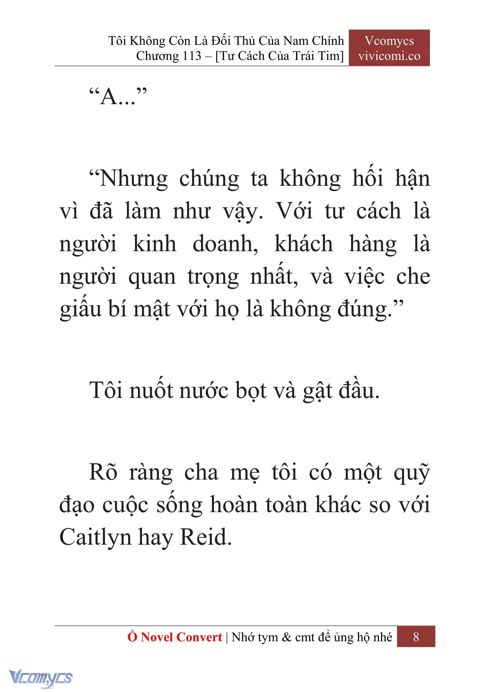 [Novel] Tôi Không Còn Là Đối Thủ Của Nam Chính Chapter  113 - 10