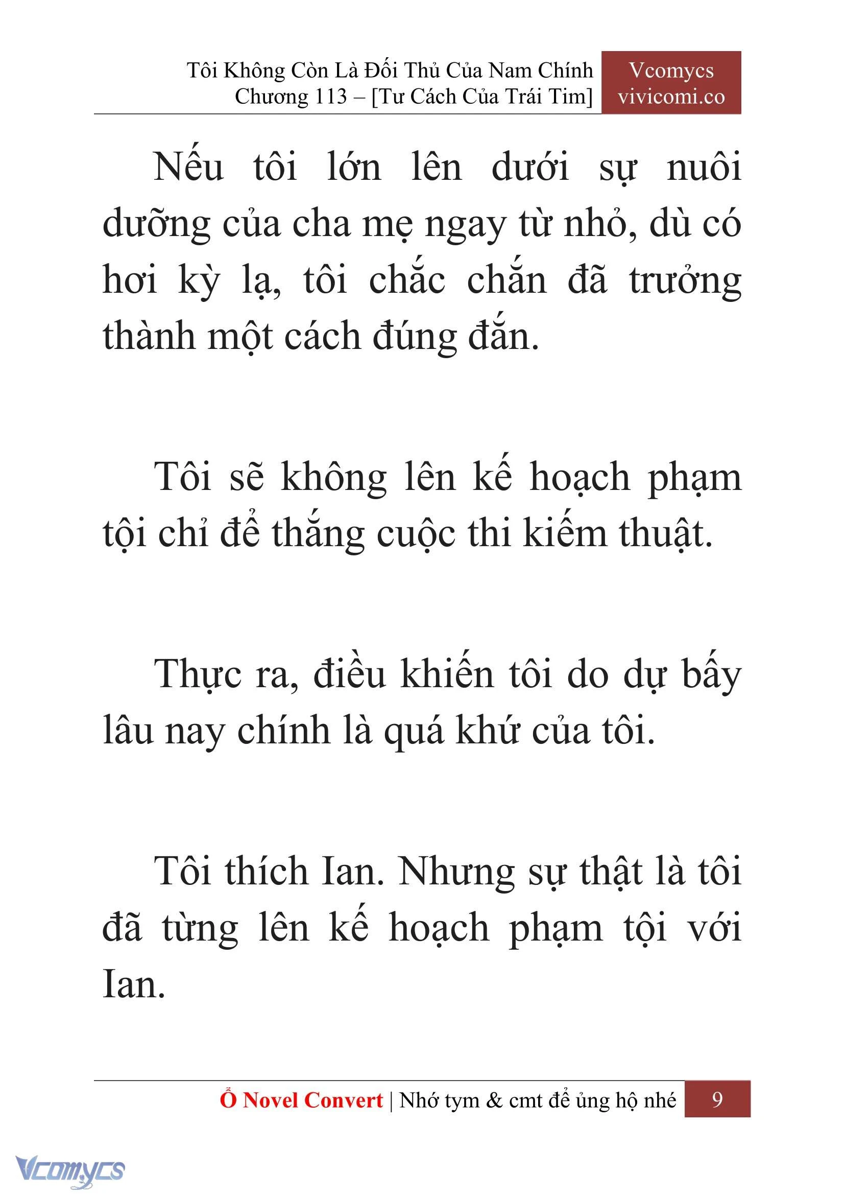 [Novel] Tôi Không Còn Là Đối Thủ Của Nam Chính Chapter  113 - 11