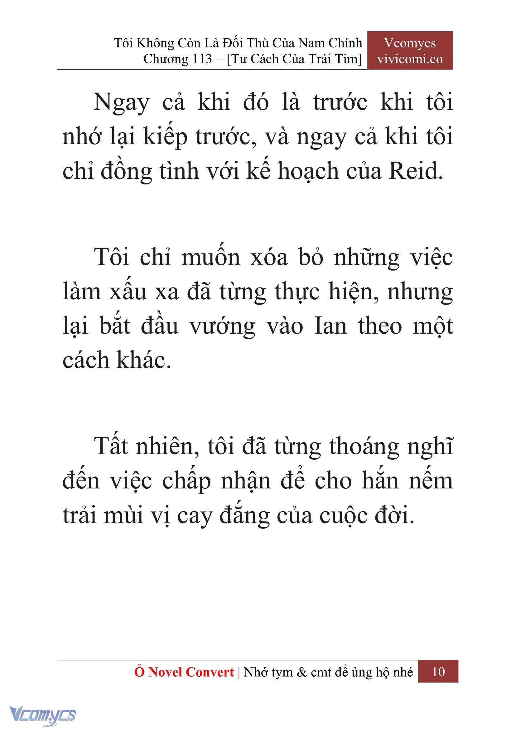[Novel] Tôi Không Còn Là Đối Thủ Của Nam Chính Chapter  113 - 12