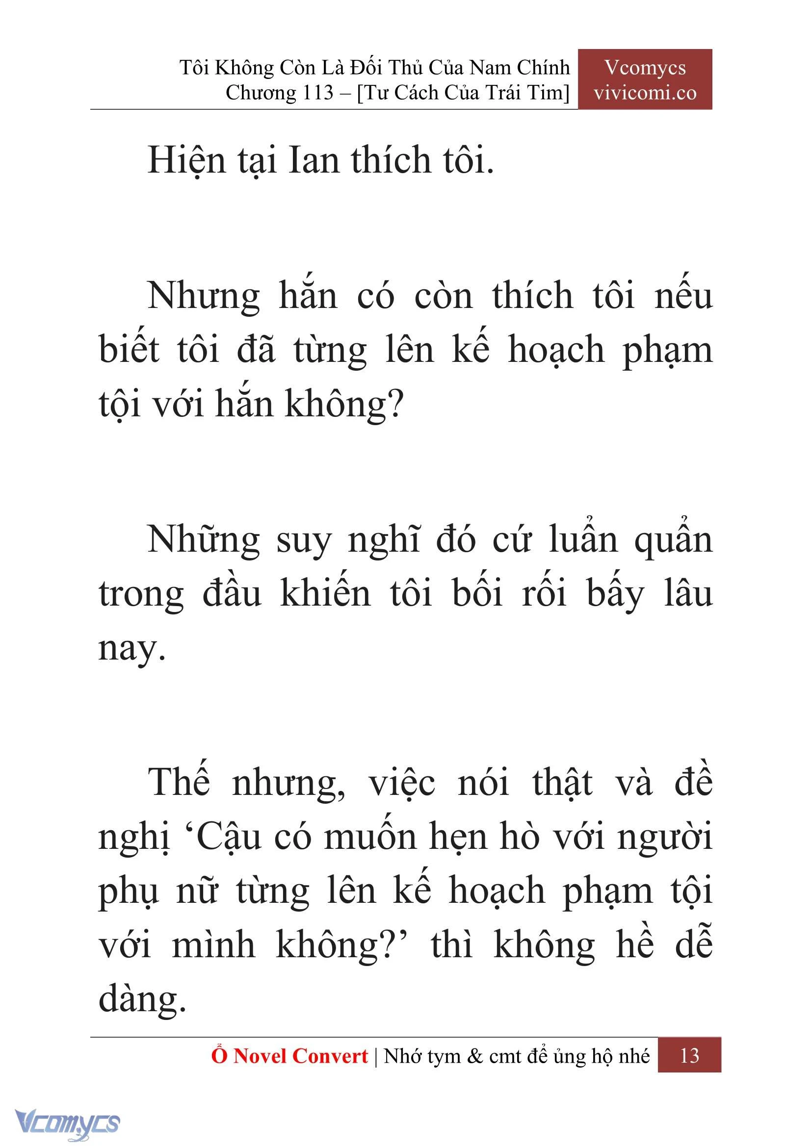 [Novel] Tôi Không Còn Là Đối Thủ Của Nam Chính Chapter  113 - 15