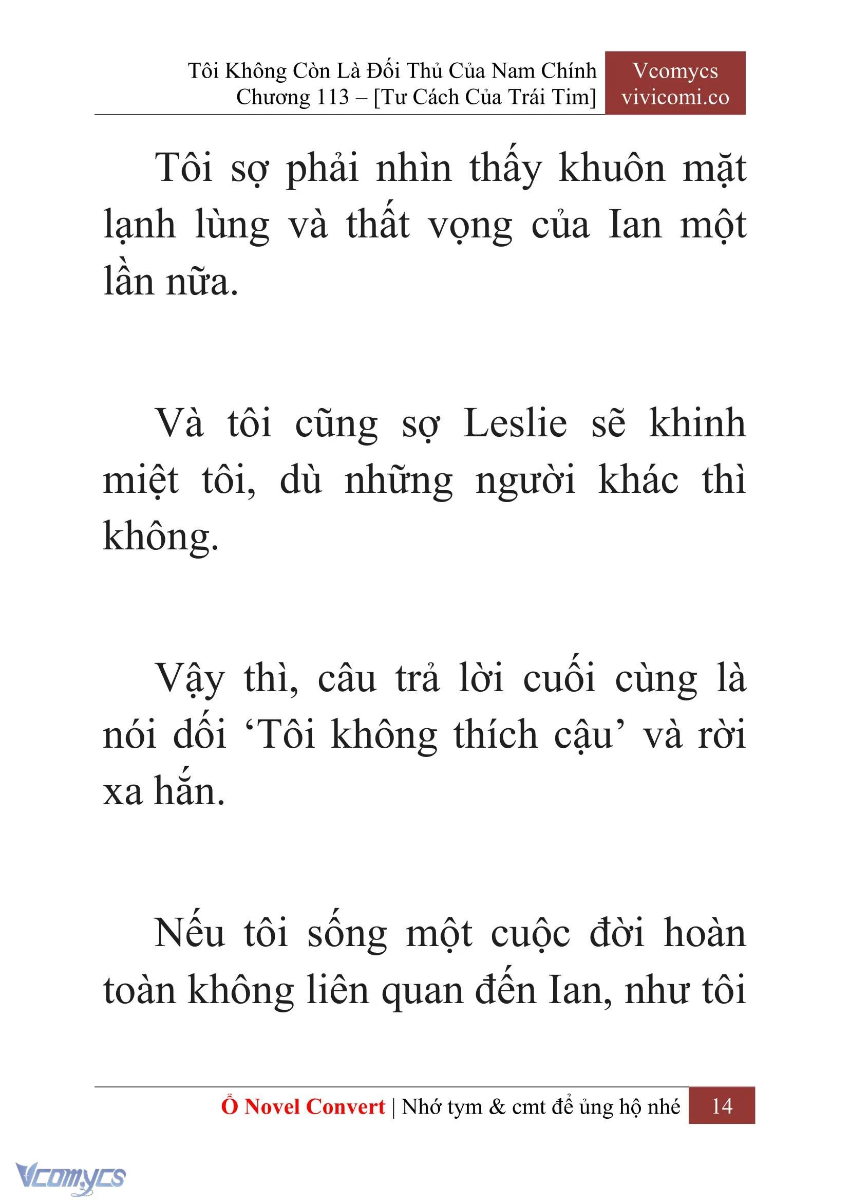 [Novel] Tôi Không Còn Là Đối Thủ Của Nam Chính Chapter  113 - 16