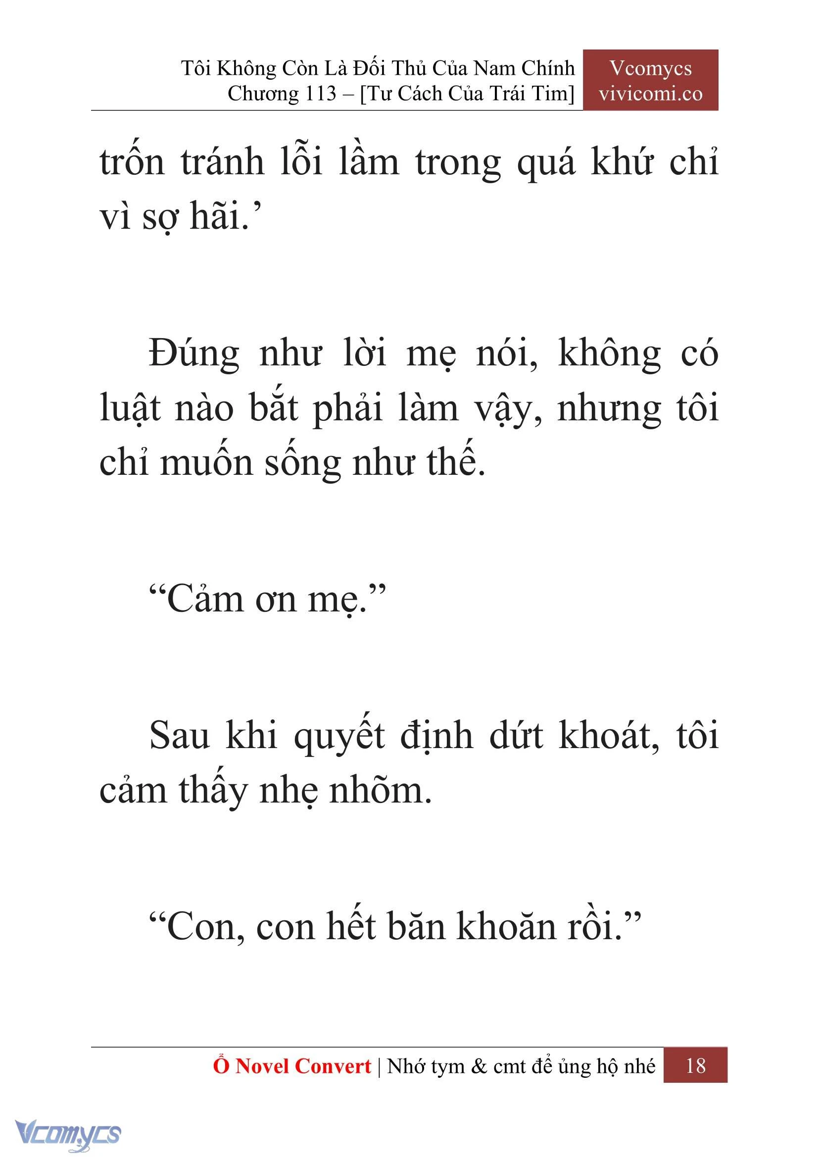 [Novel] Tôi Không Còn Là Đối Thủ Của Nam Chính Chapter  113 - 20