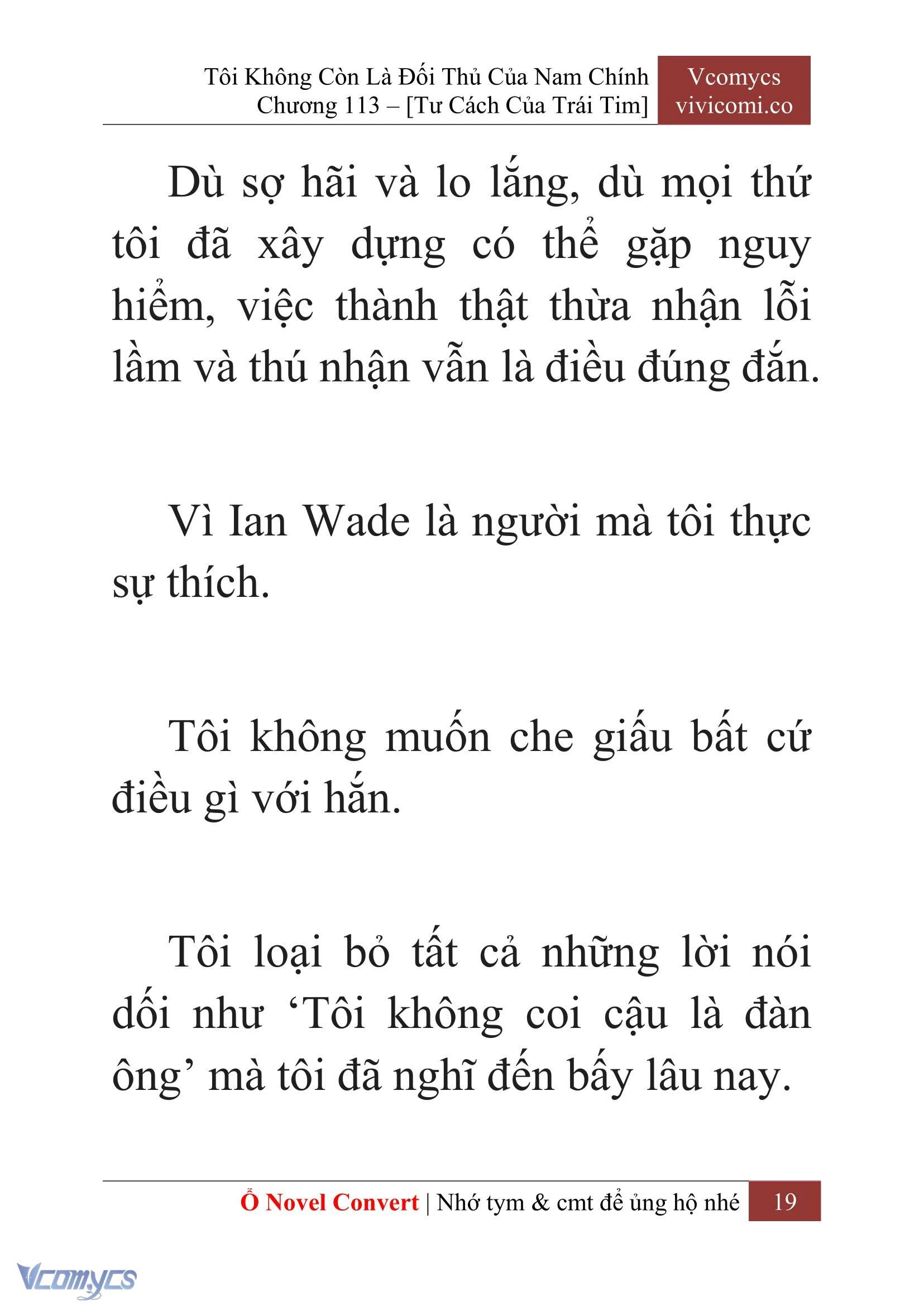 [Novel] Tôi Không Còn Là Đối Thủ Của Nam Chính Chapter  113 - 21