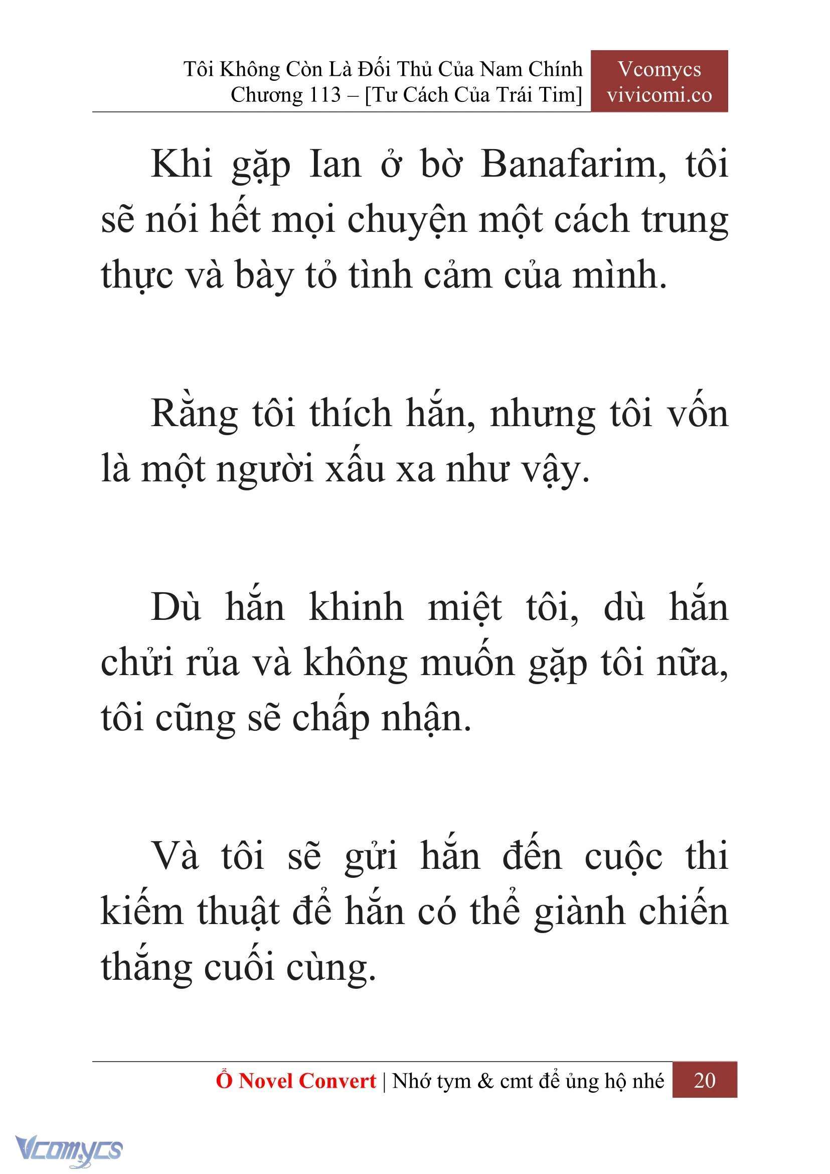 [Novel] Tôi Không Còn Là Đối Thủ Của Nam Chính Chapter  113 - 22