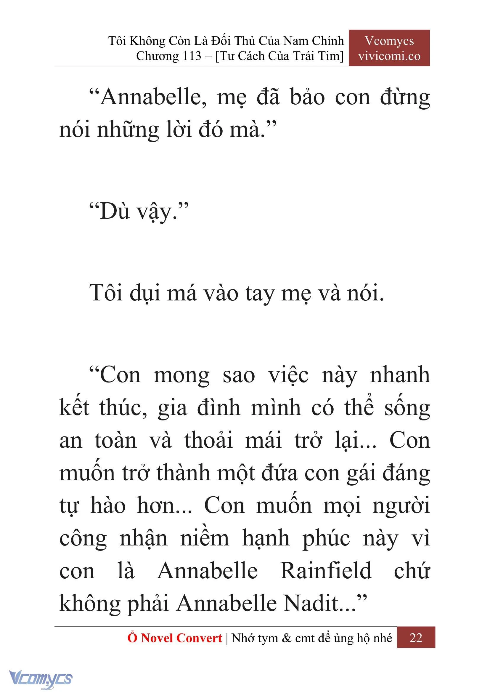 [Novel] Tôi Không Còn Là Đối Thủ Của Nam Chính Chapter  113 - 24