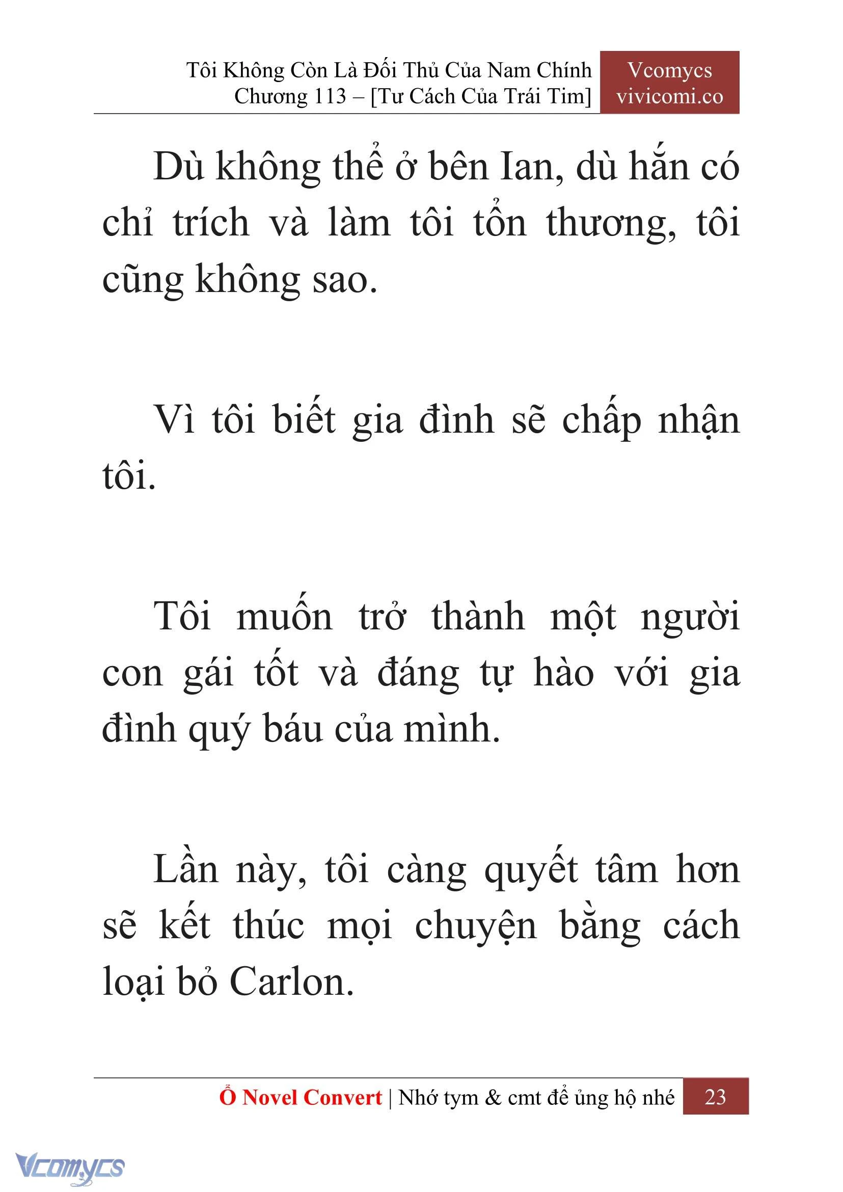 [Novel] Tôi Không Còn Là Đối Thủ Của Nam Chính Chapter  113 - 25