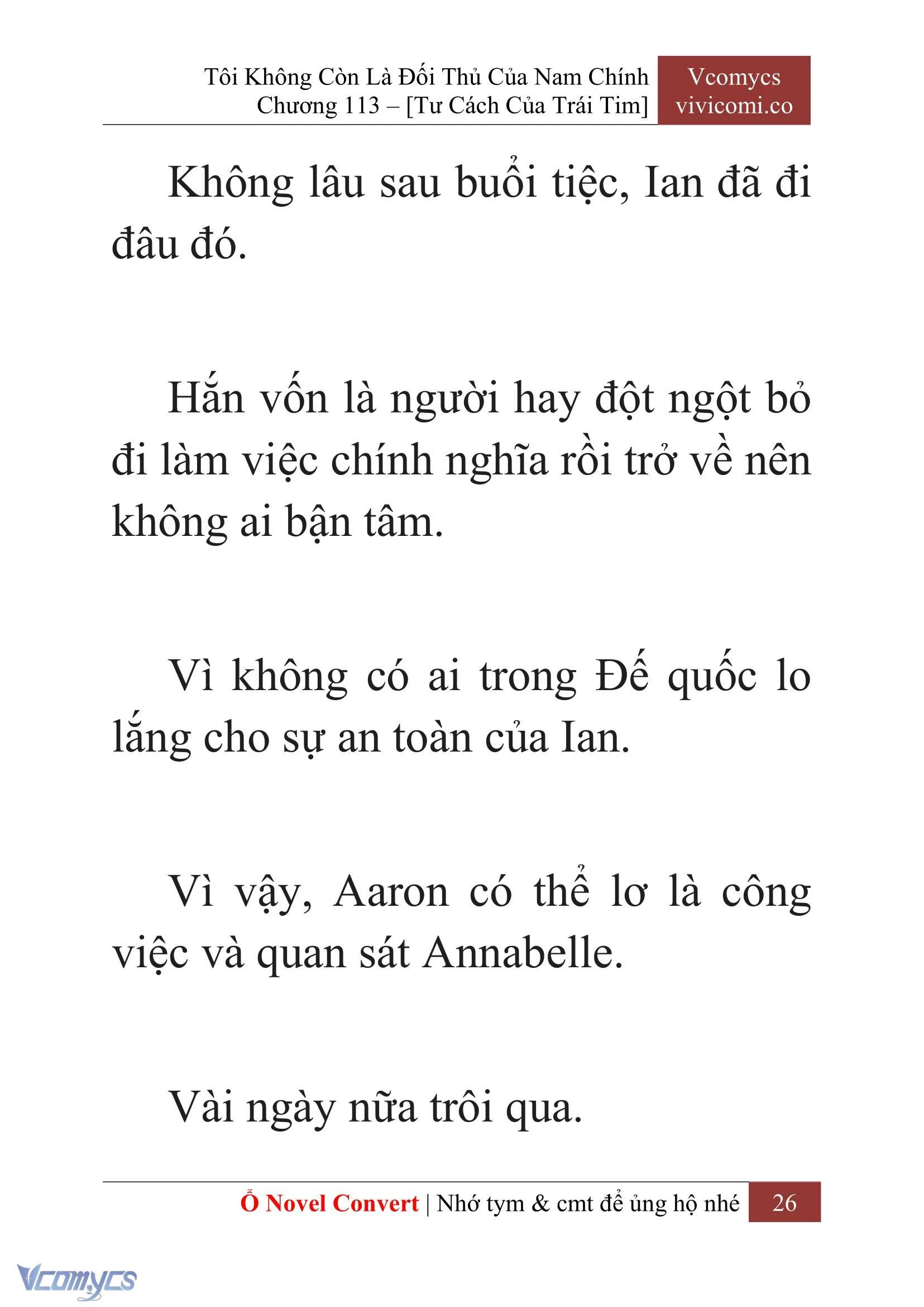 [Novel] Tôi Không Còn Là Đối Thủ Của Nam Chính Chapter  113 - 28
