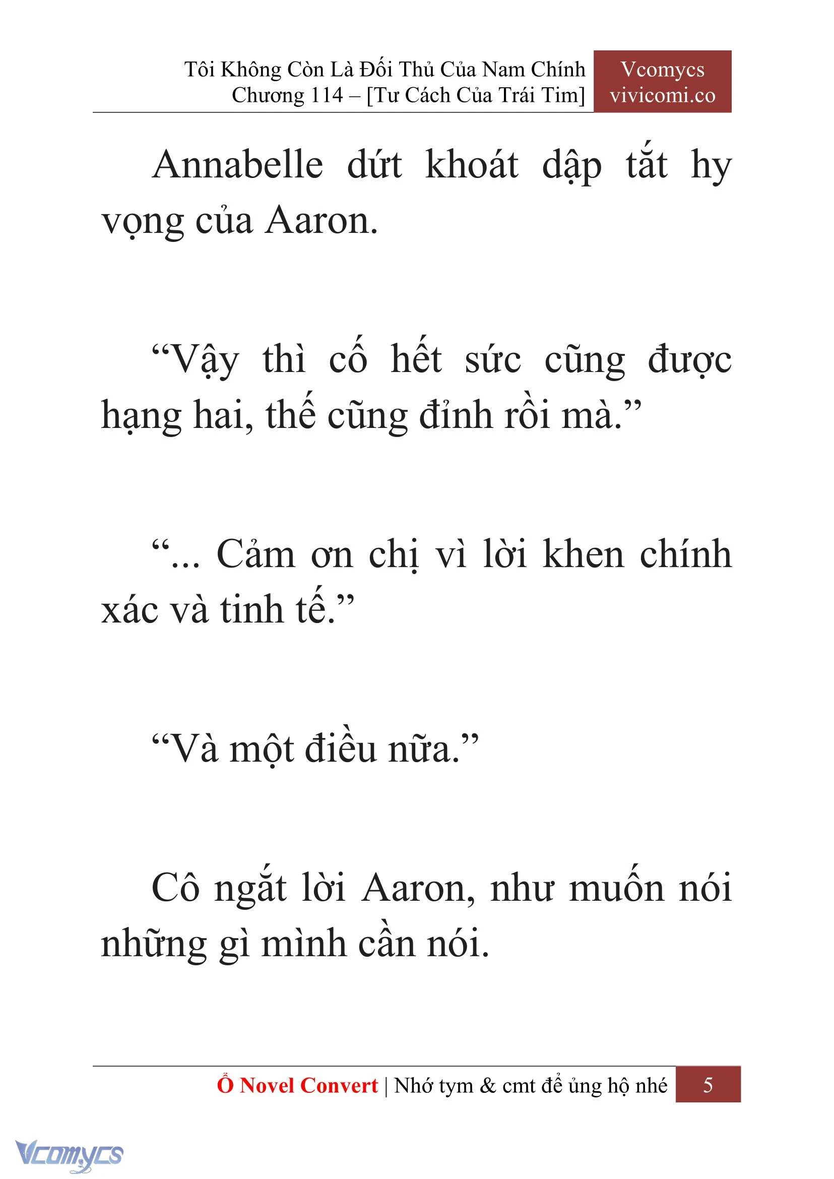 [Novel] Tôi Không Còn Là Đối Thủ Của Nam Chính Chapter  114 - 7