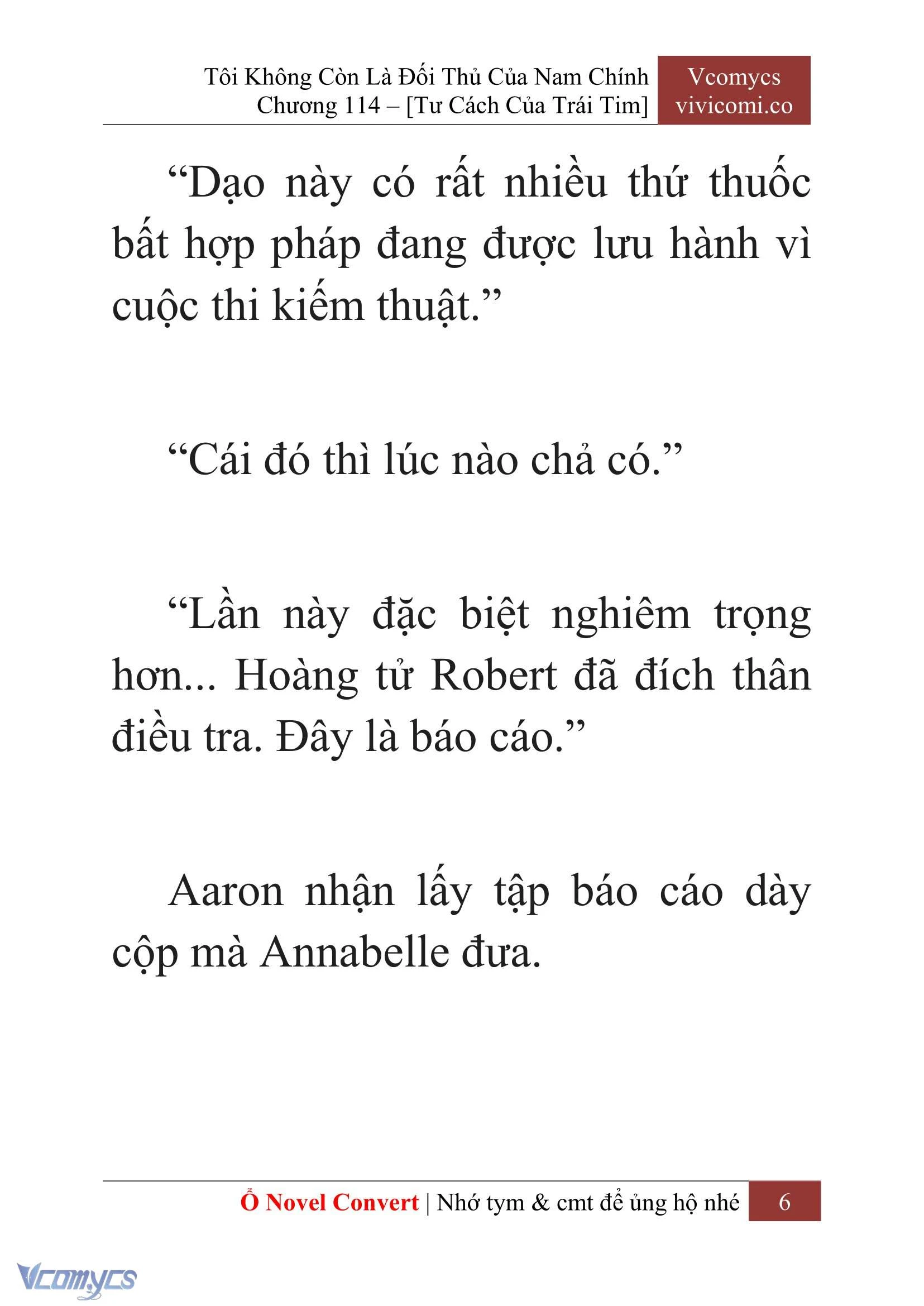 [Novel] Tôi Không Còn Là Đối Thủ Của Nam Chính Chapter  114 - 8