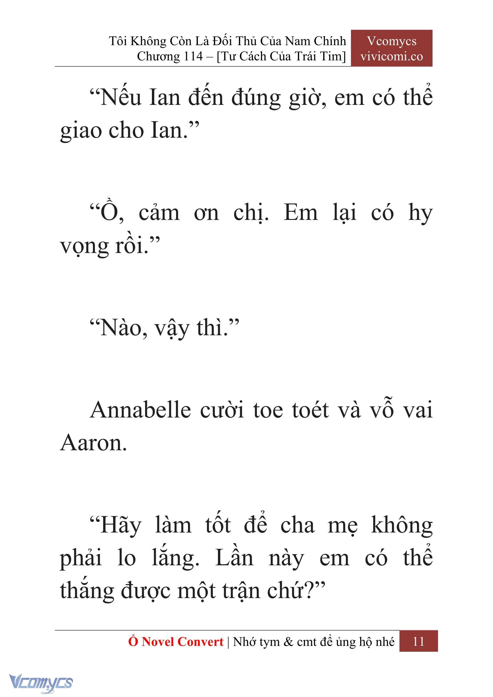 [Novel] Tôi Không Còn Là Đối Thủ Của Nam Chính Chapter  114 - 13