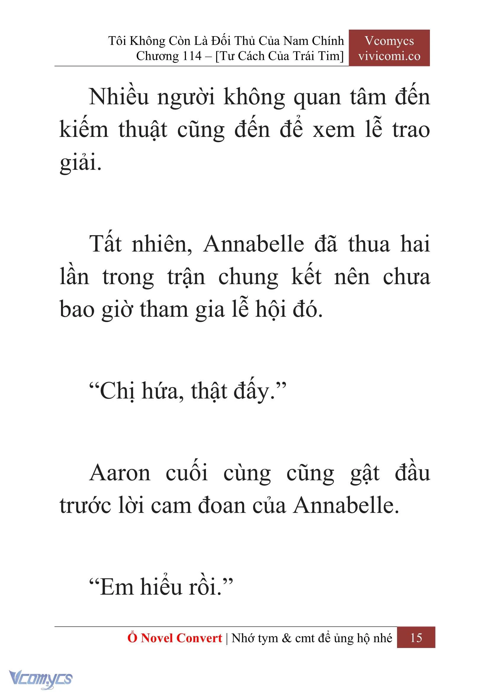 [Novel] Tôi Không Còn Là Đối Thủ Của Nam Chính Chapter  114 - 17