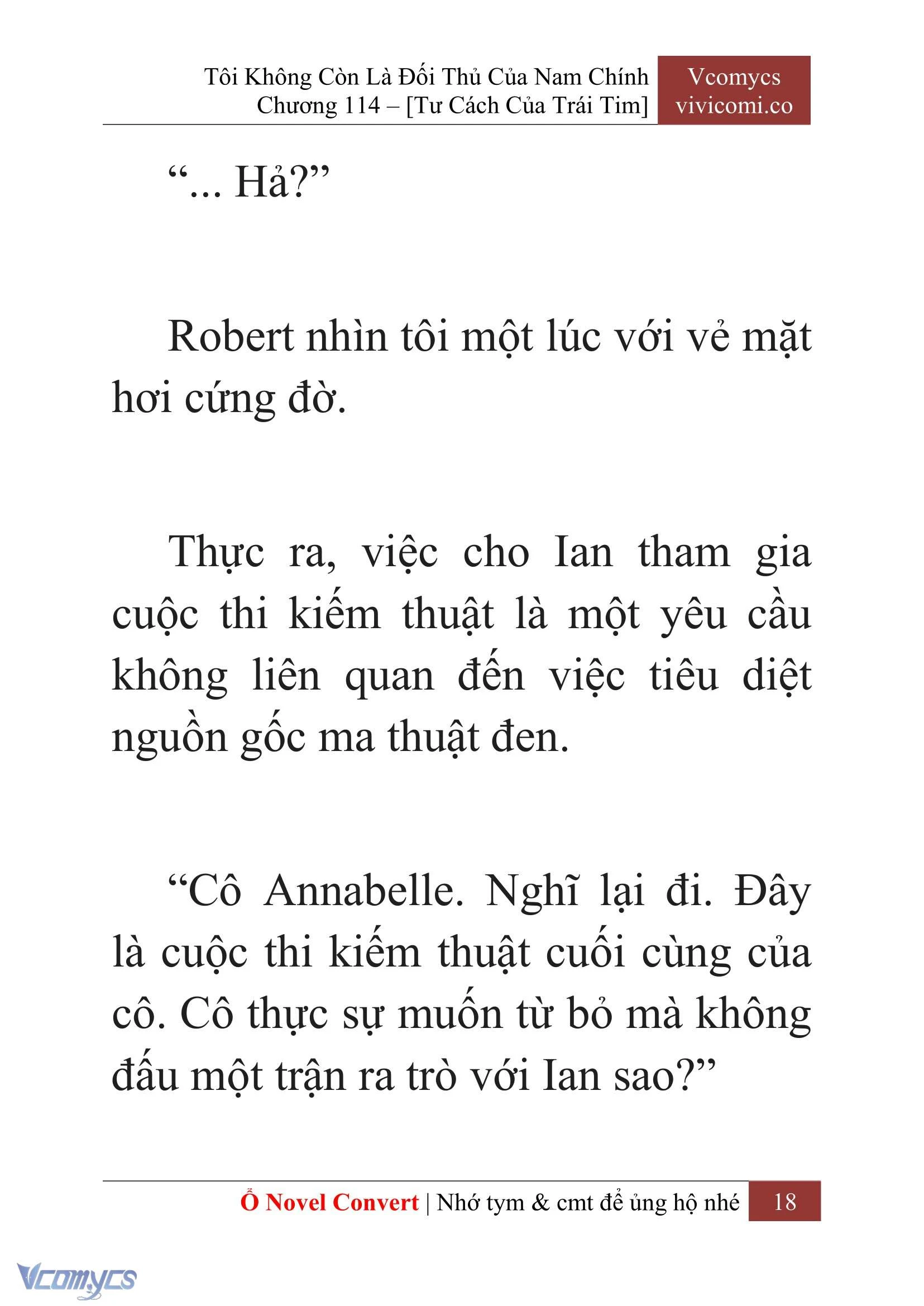[Novel] Tôi Không Còn Là Đối Thủ Của Nam Chính Chapter  114 - 20
