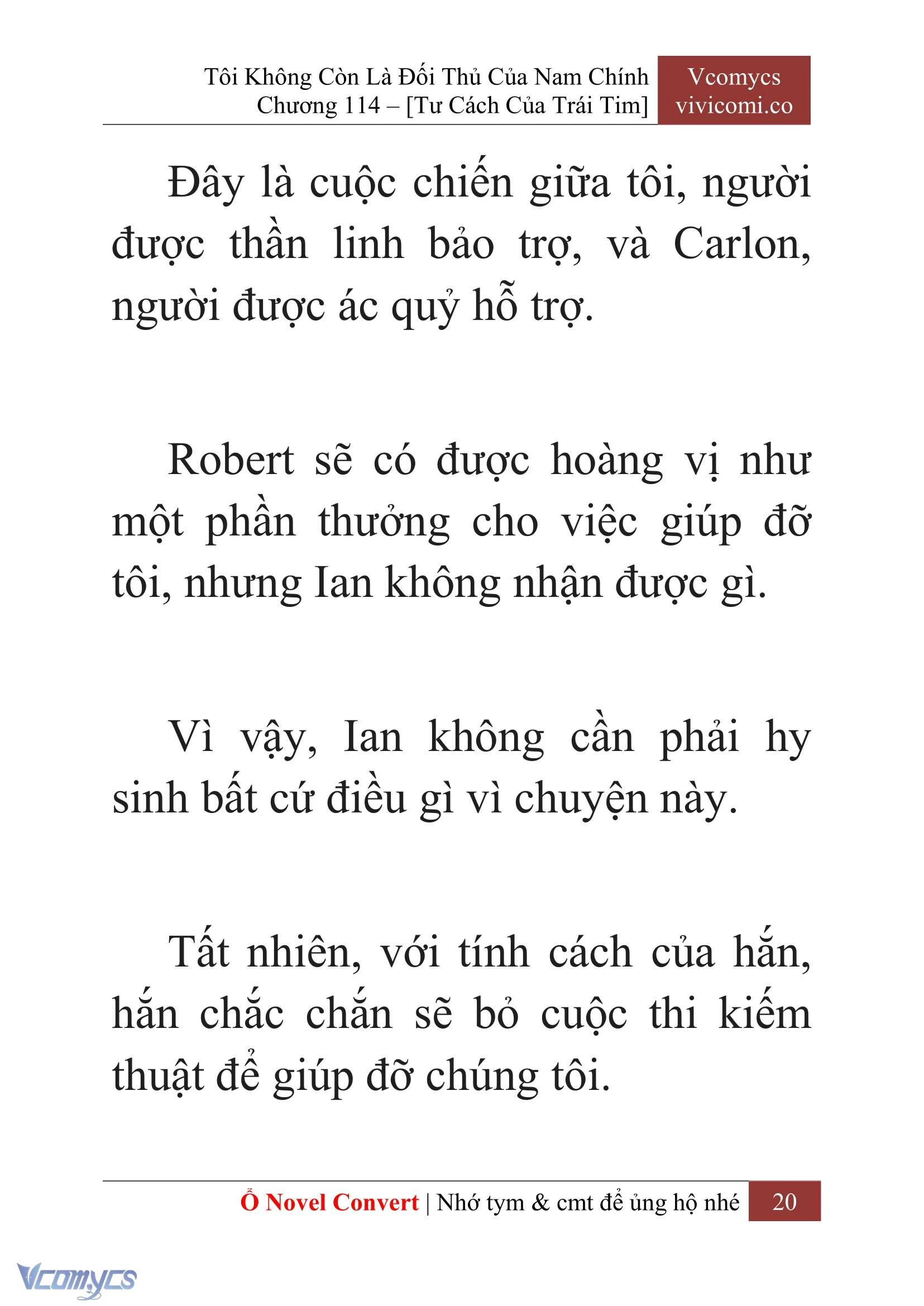 [Novel] Tôi Không Còn Là Đối Thủ Của Nam Chính Chapter  114 - 22