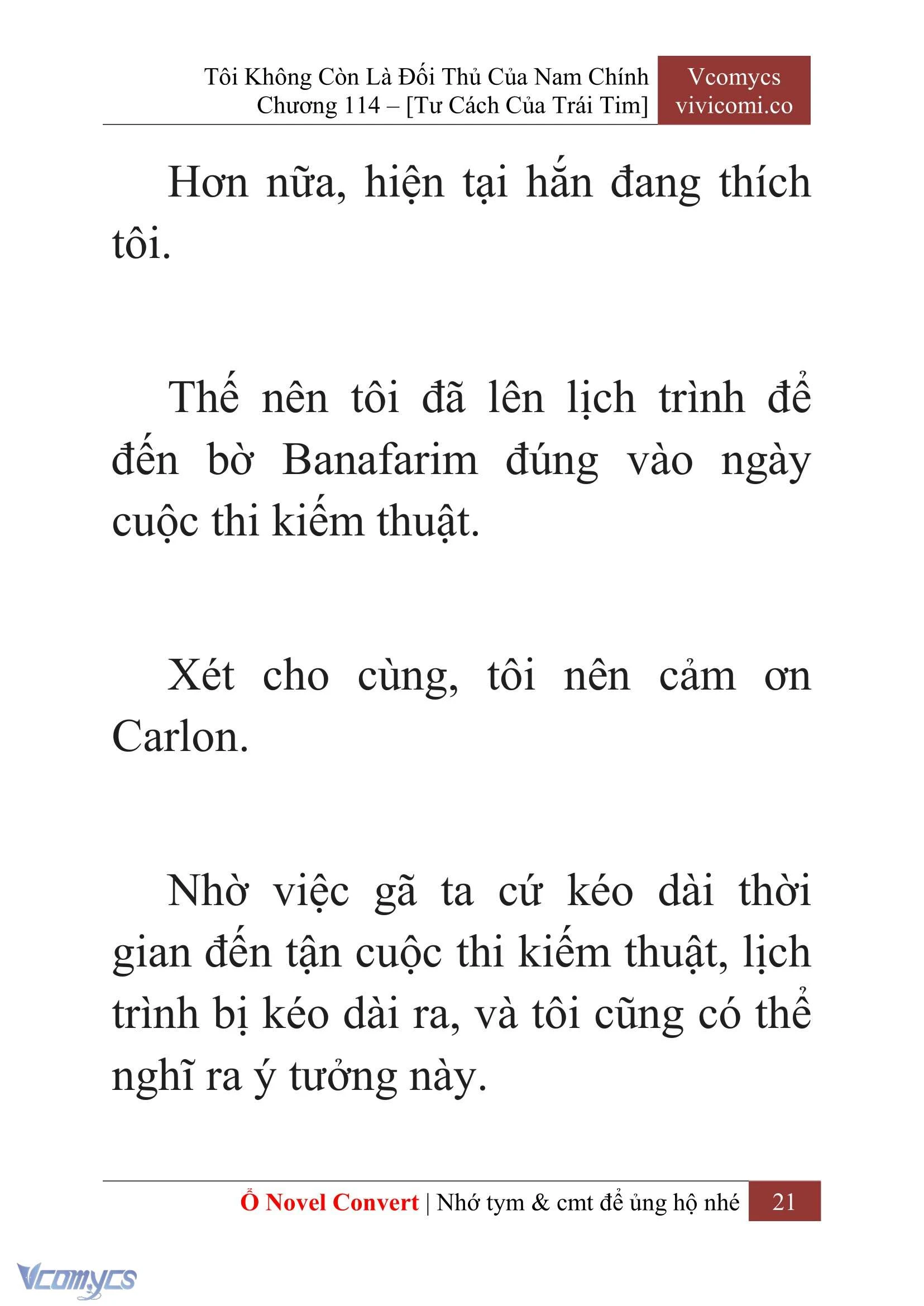 [Novel] Tôi Không Còn Là Đối Thủ Của Nam Chính Chapter  114 - 23