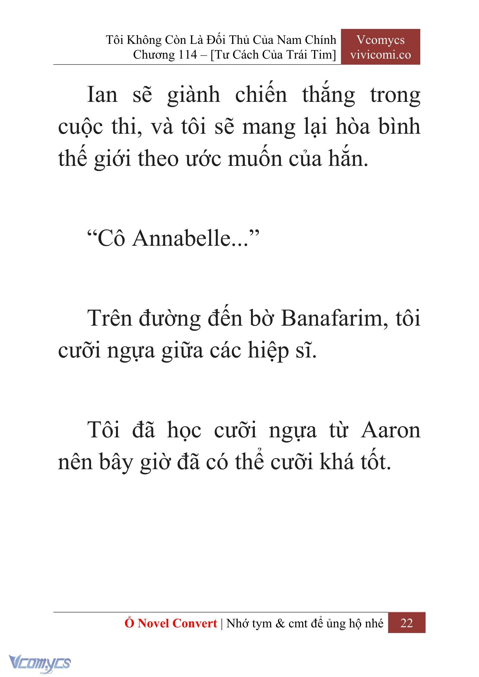 [Novel] Tôi Không Còn Là Đối Thủ Của Nam Chính Chapter  114 - 24