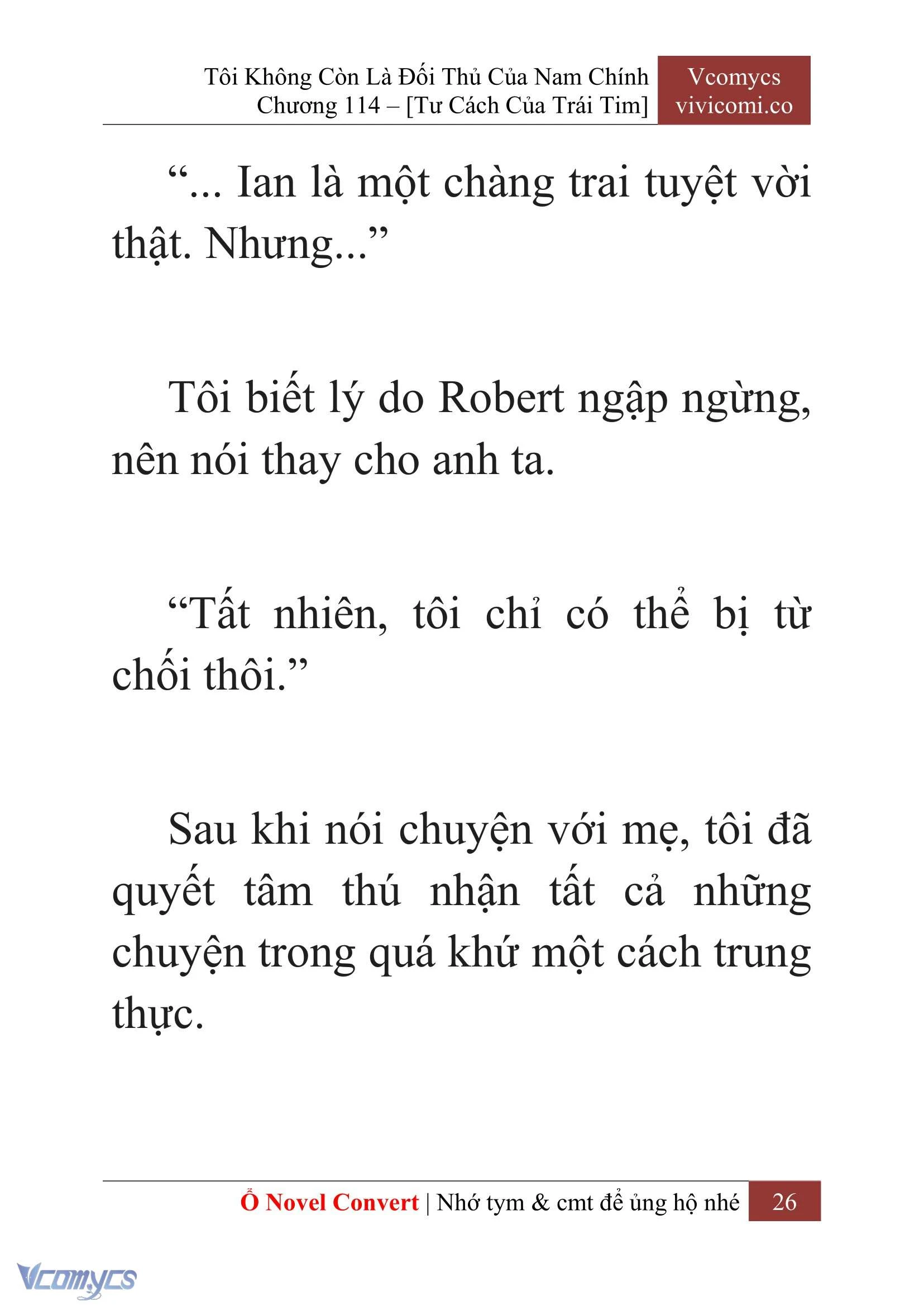 [Novel] Tôi Không Còn Là Đối Thủ Của Nam Chính Chapter  114 - 28