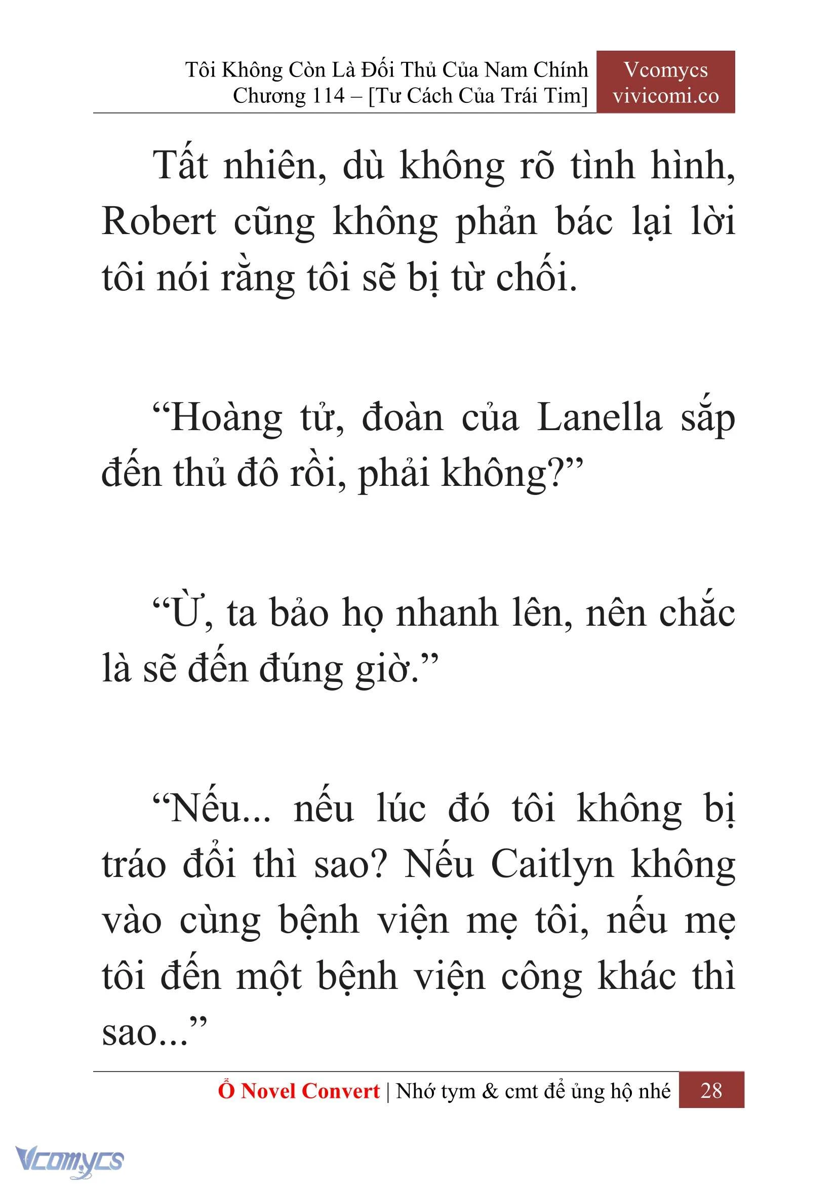 [Novel] Tôi Không Còn Là Đối Thủ Của Nam Chính Chapter  114 - 30