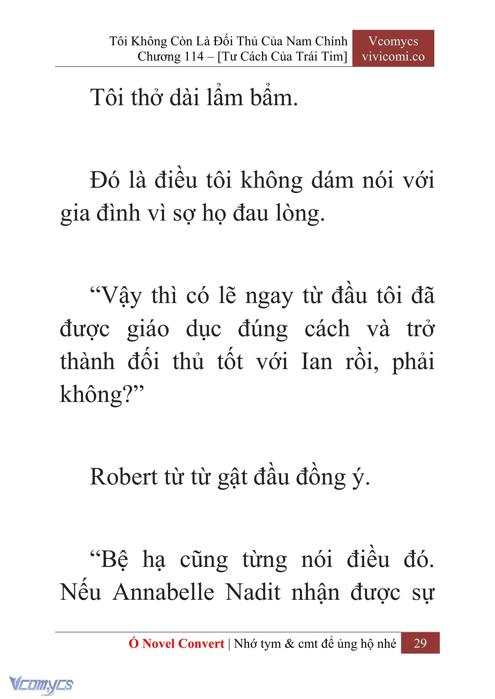[Novel] Tôi Không Còn Là Đối Thủ Của Nam Chính Chapter  114 - 31