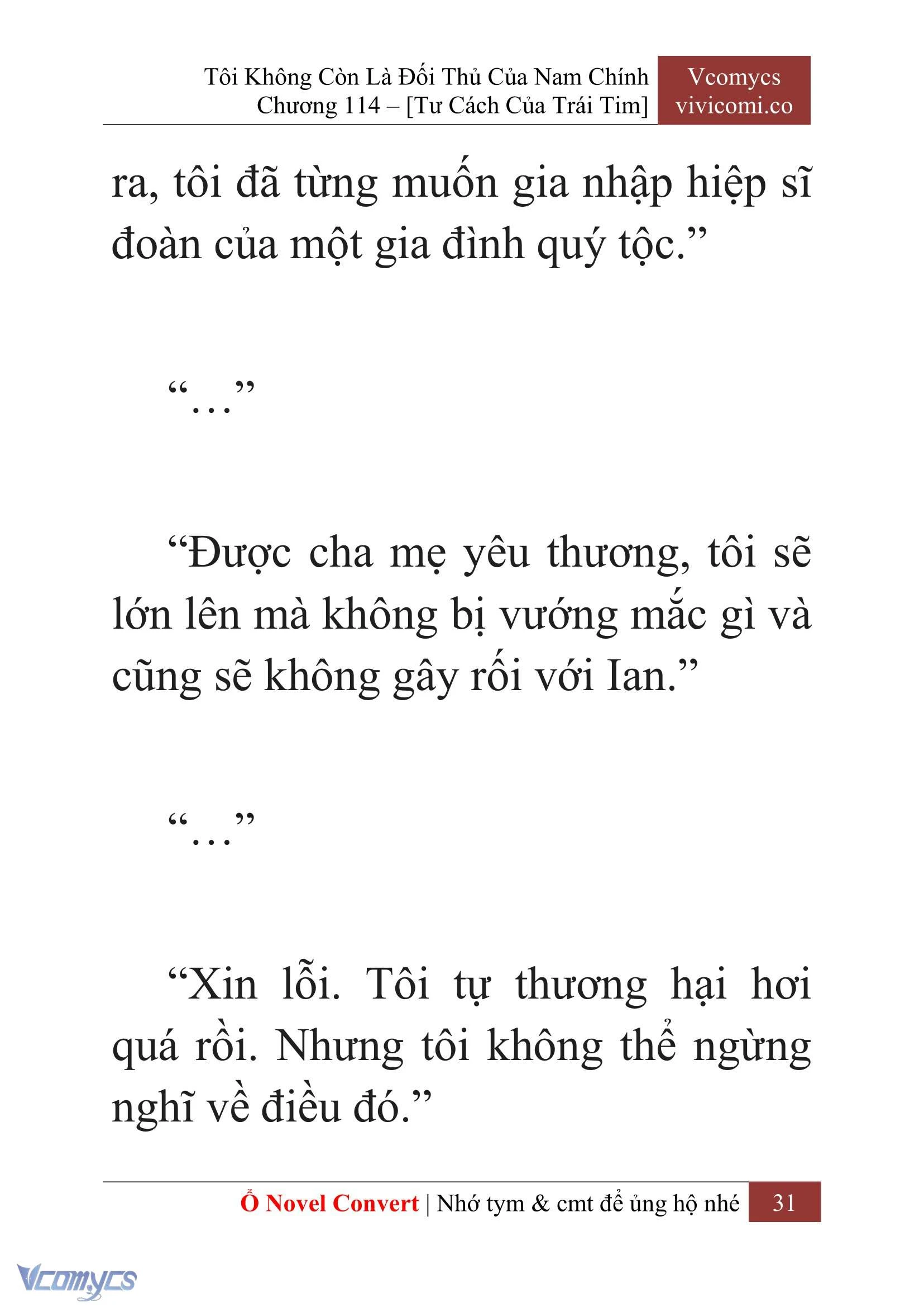 [Novel] Tôi Không Còn Là Đối Thủ Của Nam Chính Chapter  114 - 33
