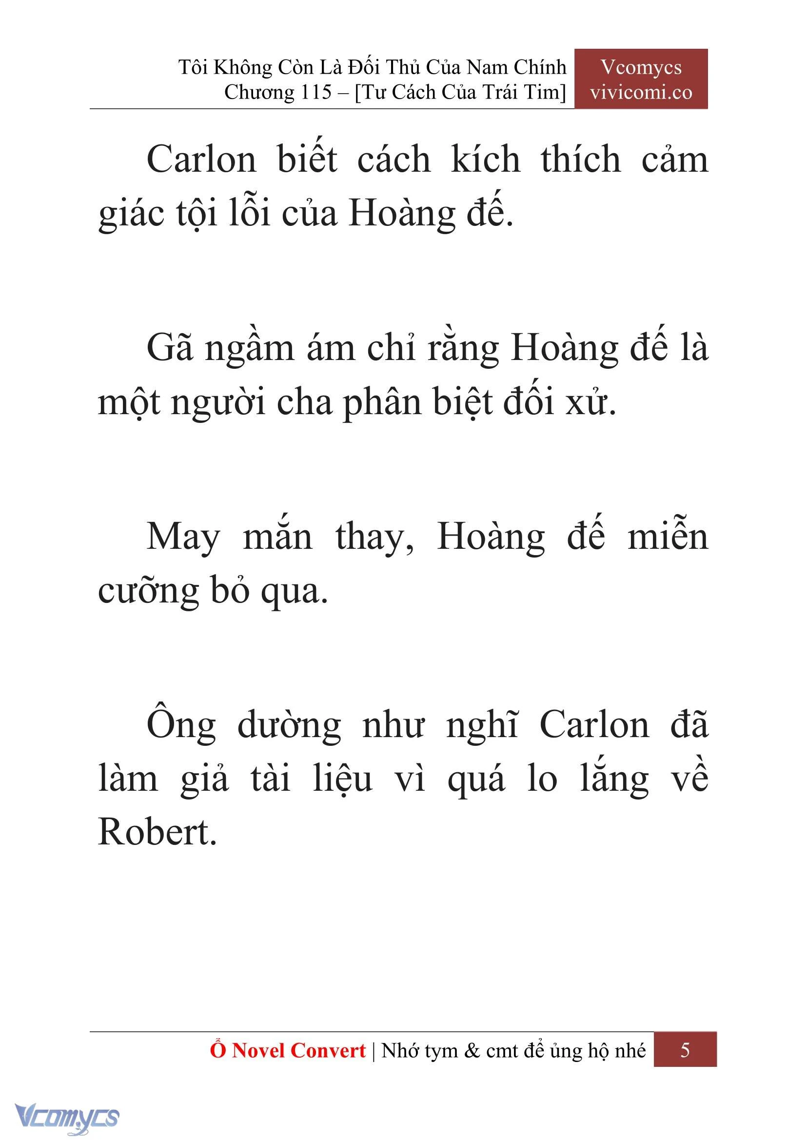 [Novel] Tôi Không Còn Là Đối Thủ Của Nam Chính Chapter  115 - 7