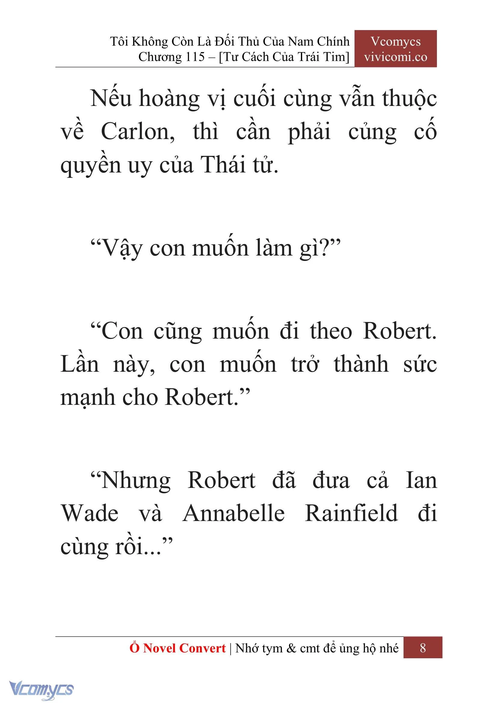 [Novel] Tôi Không Còn Là Đối Thủ Của Nam Chính Chapter  115 - 10