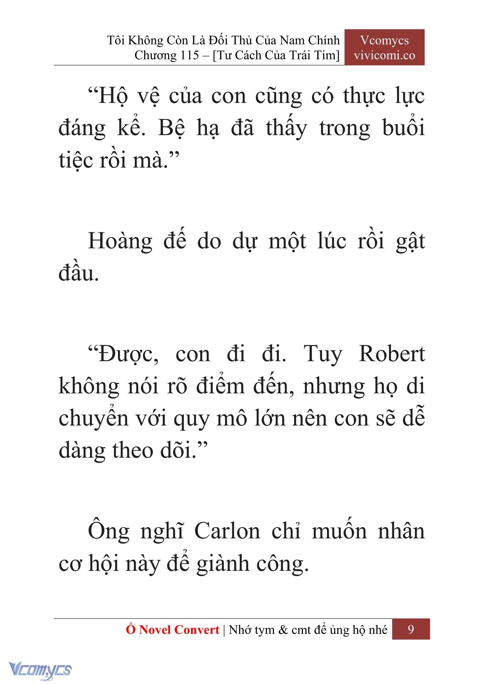 [Novel] Tôi Không Còn Là Đối Thủ Của Nam Chính Chapter  115 - 11