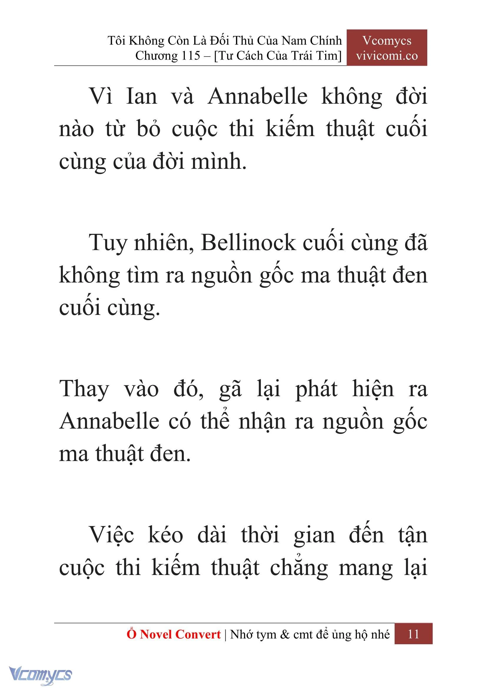 [Novel] Tôi Không Còn Là Đối Thủ Của Nam Chính Chapter  115 - 13