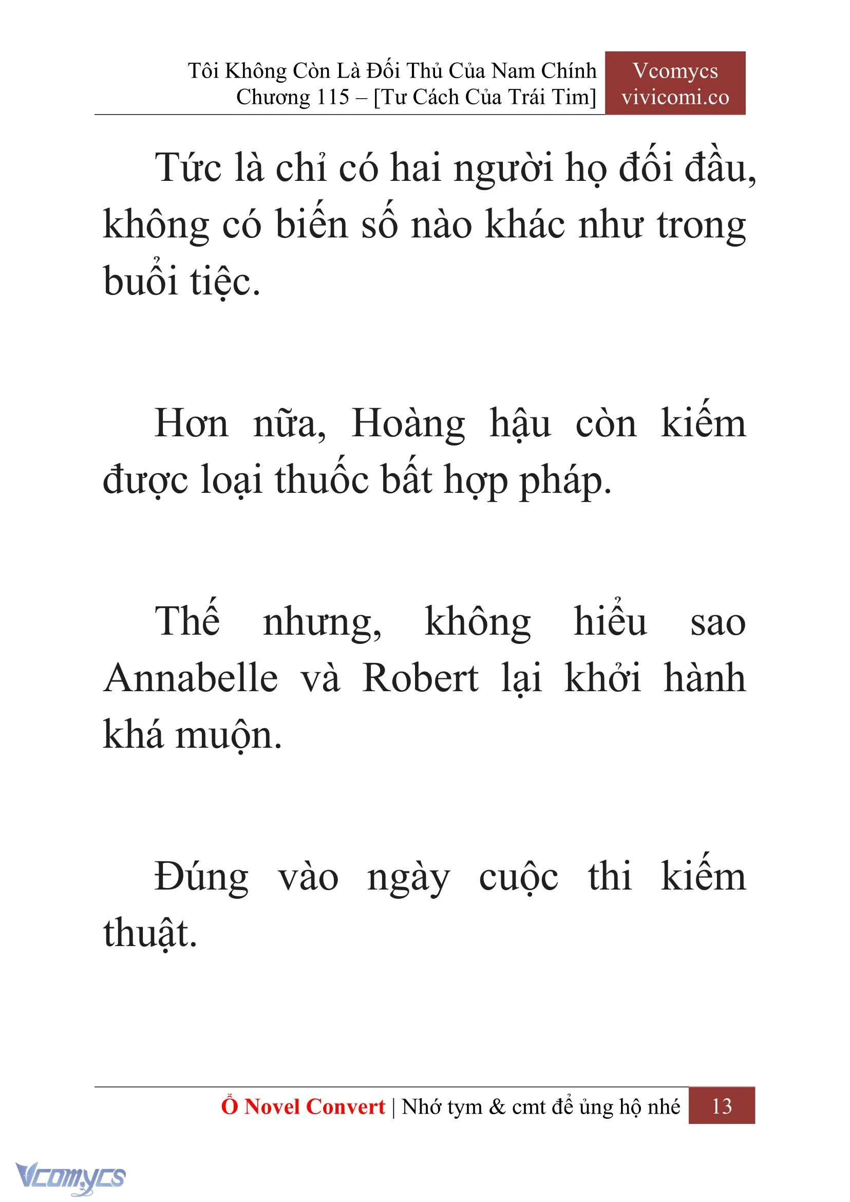 [Novel] Tôi Không Còn Là Đối Thủ Của Nam Chính Chapter  115 - 15