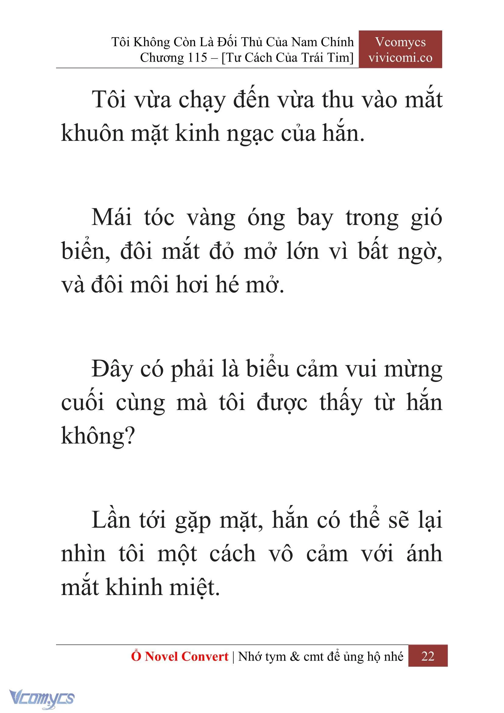 [Novel] Tôi Không Còn Là Đối Thủ Của Nam Chính Chapter  115 - 24