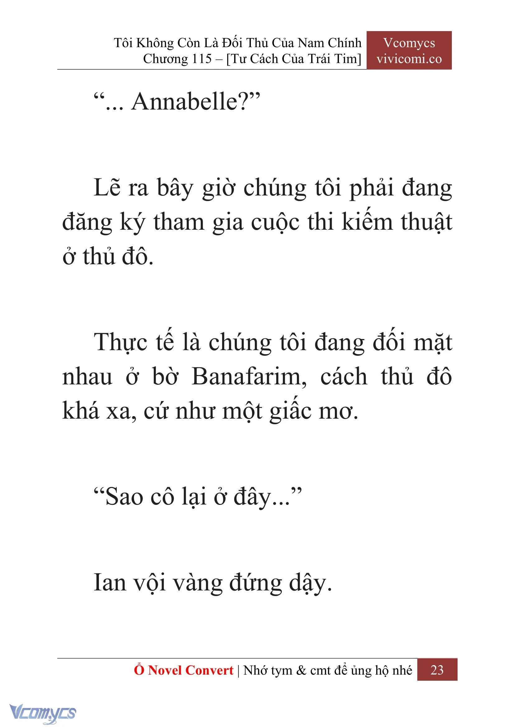 [Novel] Tôi Không Còn Là Đối Thủ Của Nam Chính Chapter  115 - 25