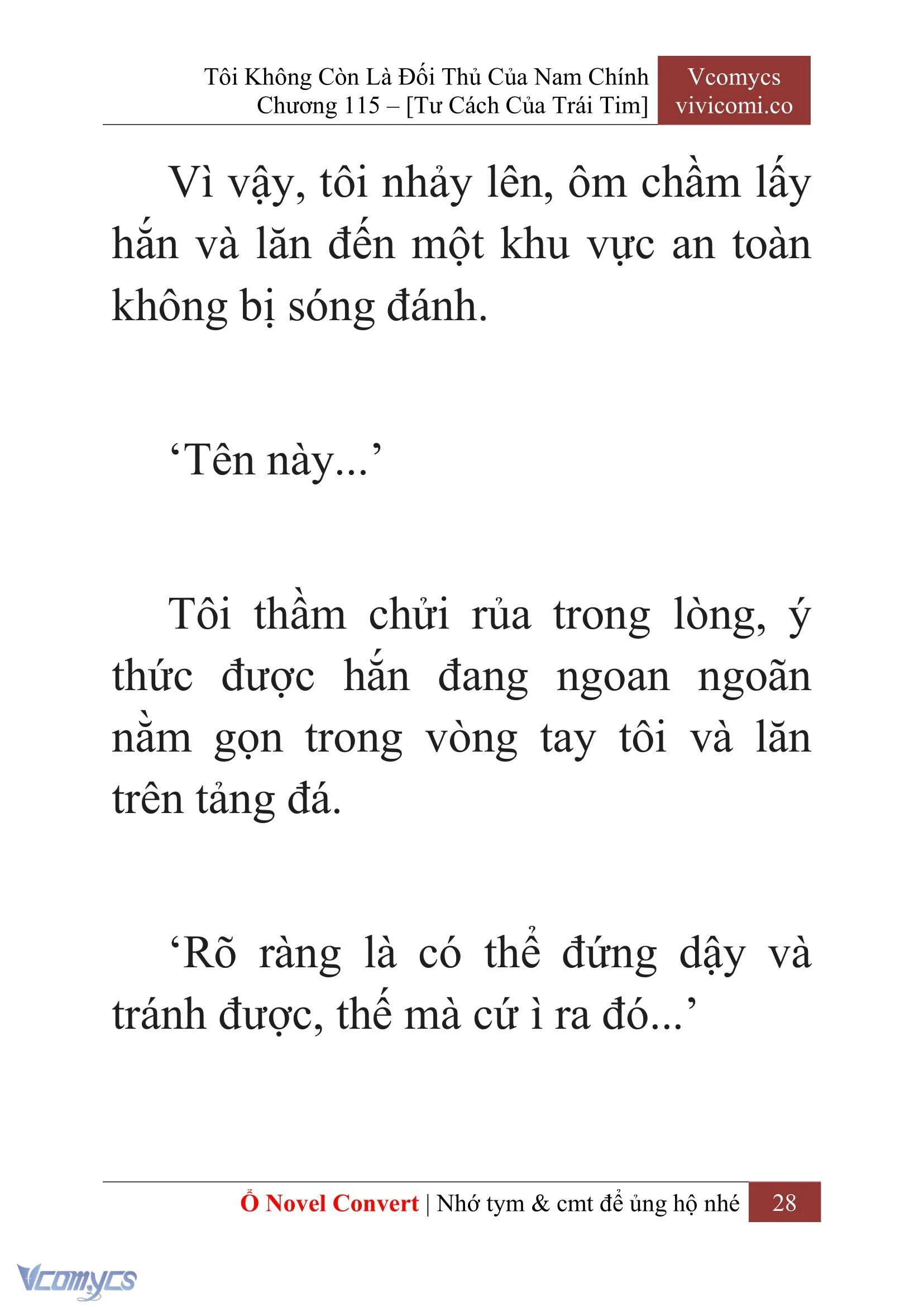[Novel] Tôi Không Còn Là Đối Thủ Của Nam Chính Chapter  115 - 30