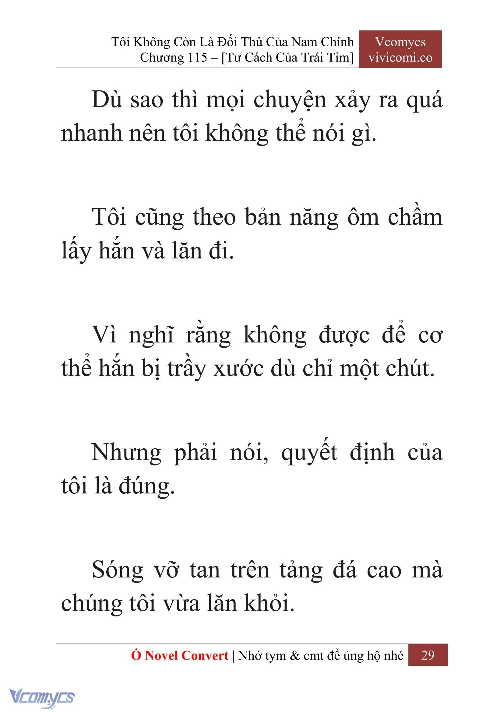 [Novel] Tôi Không Còn Là Đối Thủ Của Nam Chính Chapter  115 - 31
