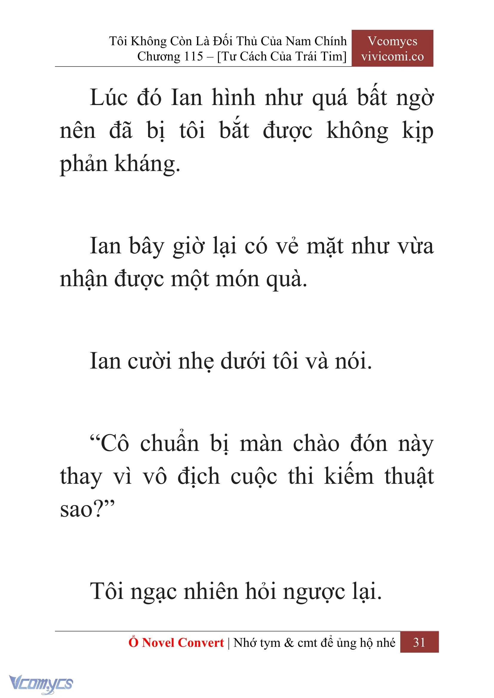[Novel] Tôi Không Còn Là Đối Thủ Của Nam Chính Chapter  115 - 33