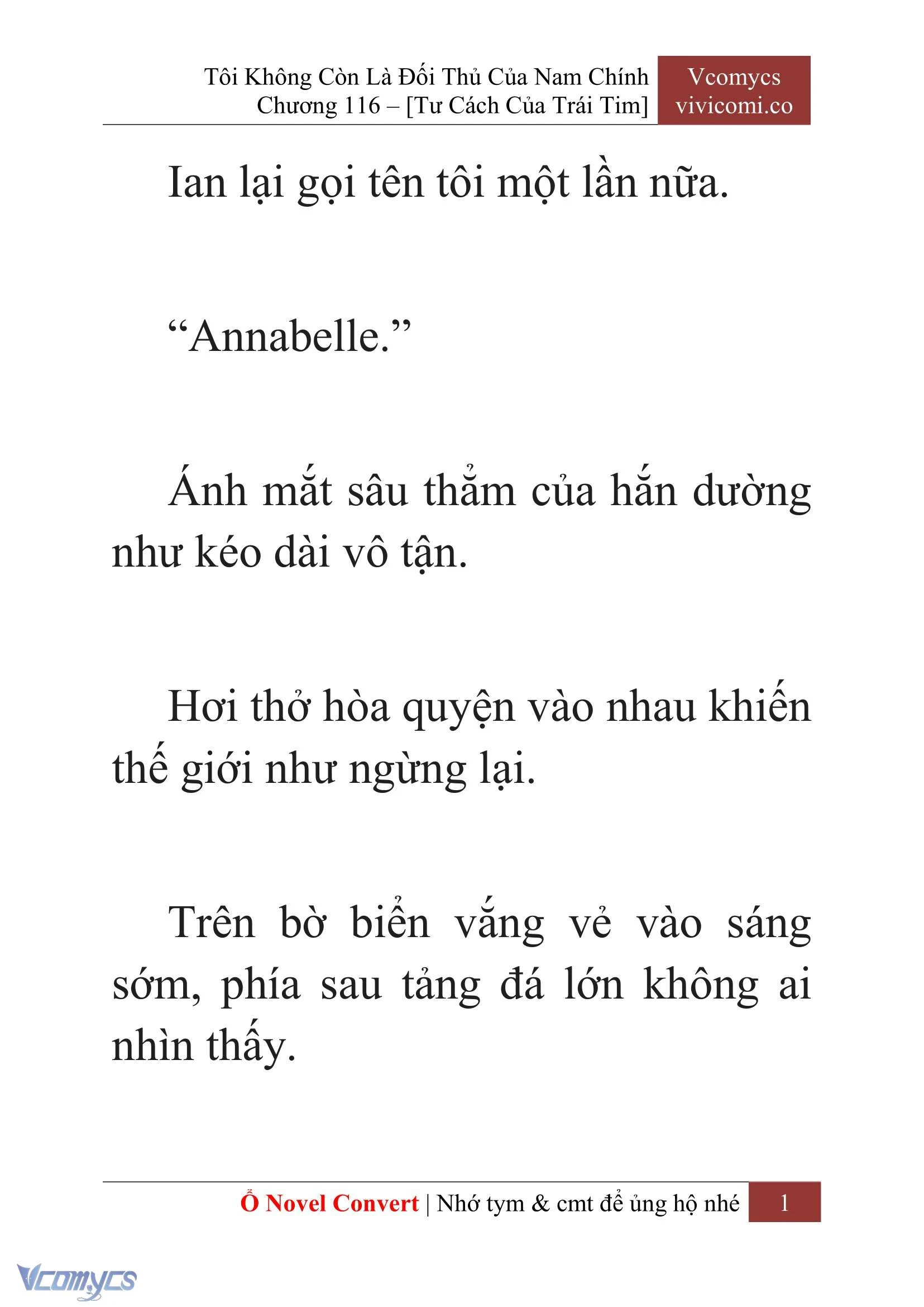 [Novel] Tôi Không Còn Là Đối Thủ Của Nam Chính Chapter  116 - 3