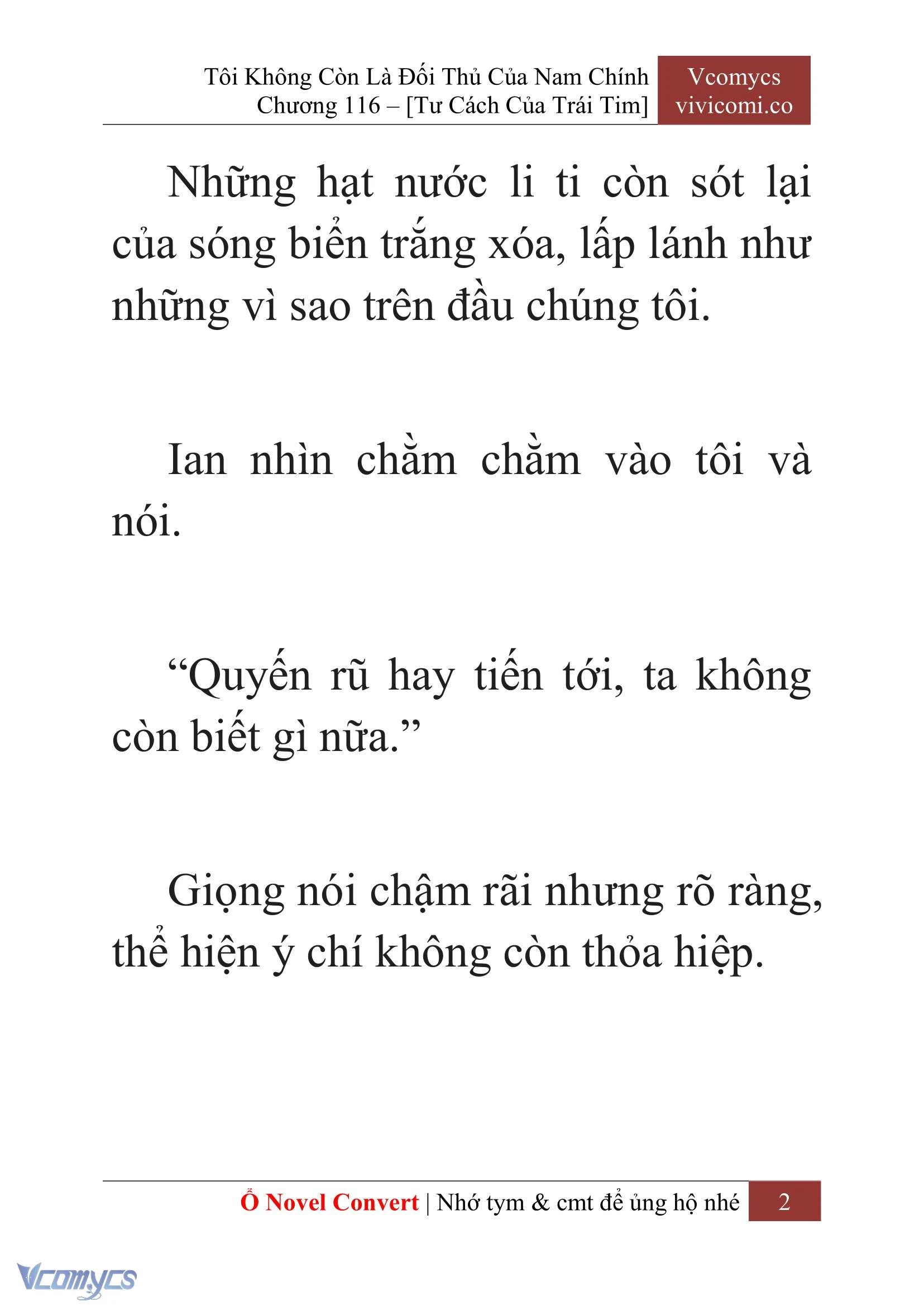 [Novel] Tôi Không Còn Là Đối Thủ Của Nam Chính Chapter  116 - 4