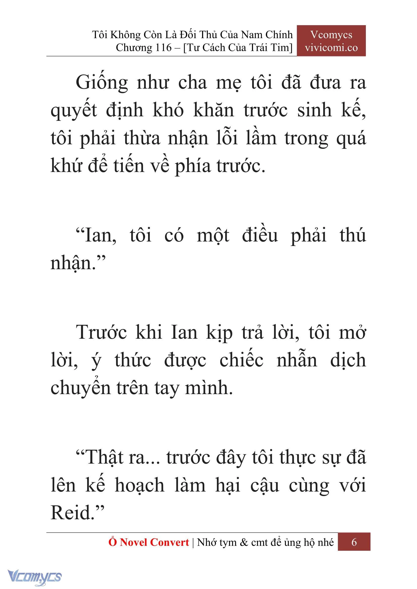 [Novel] Tôi Không Còn Là Đối Thủ Của Nam Chính Chapter  116 - 8