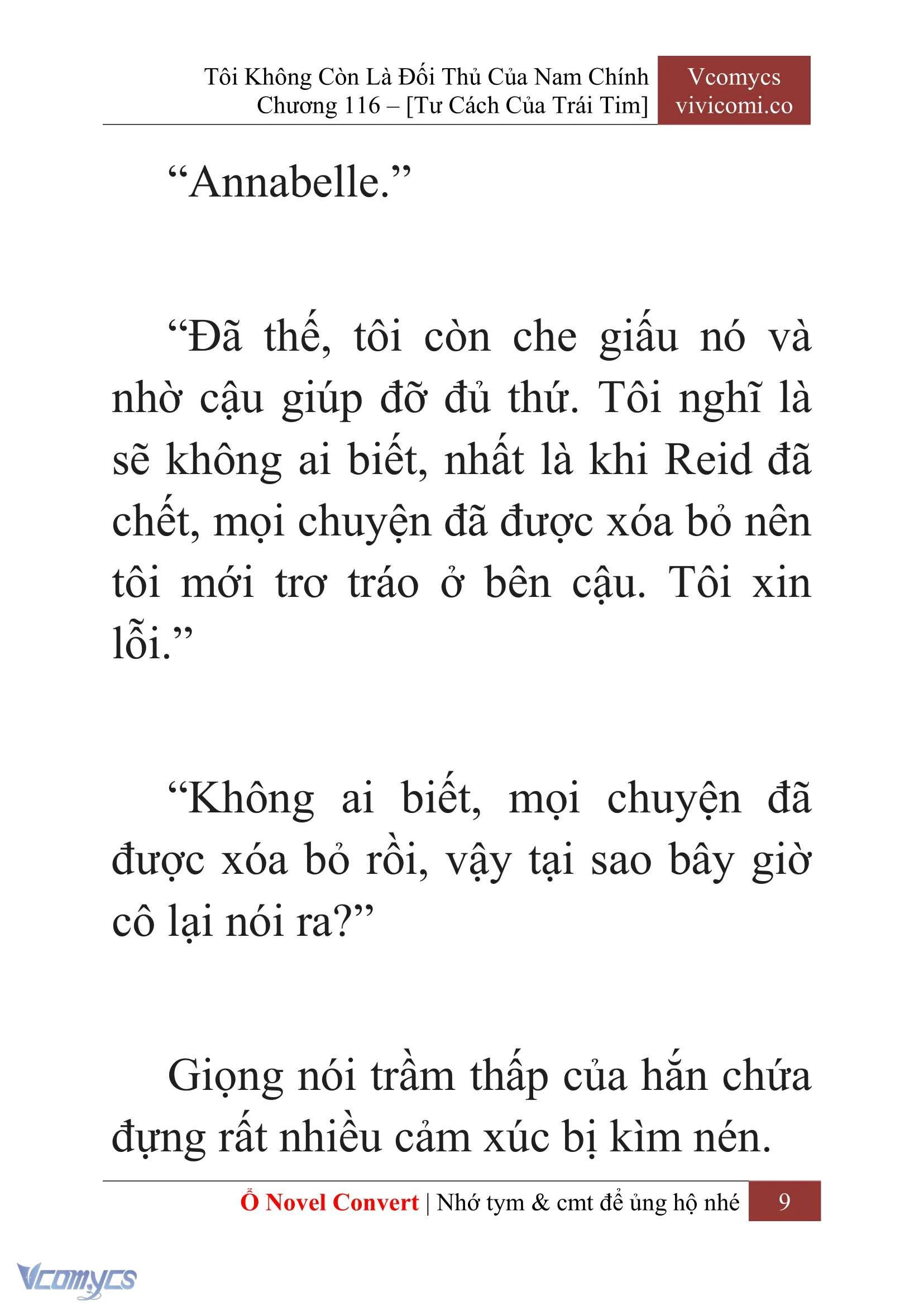 [Novel] Tôi Không Còn Là Đối Thủ Của Nam Chính Chapter  116 - 11