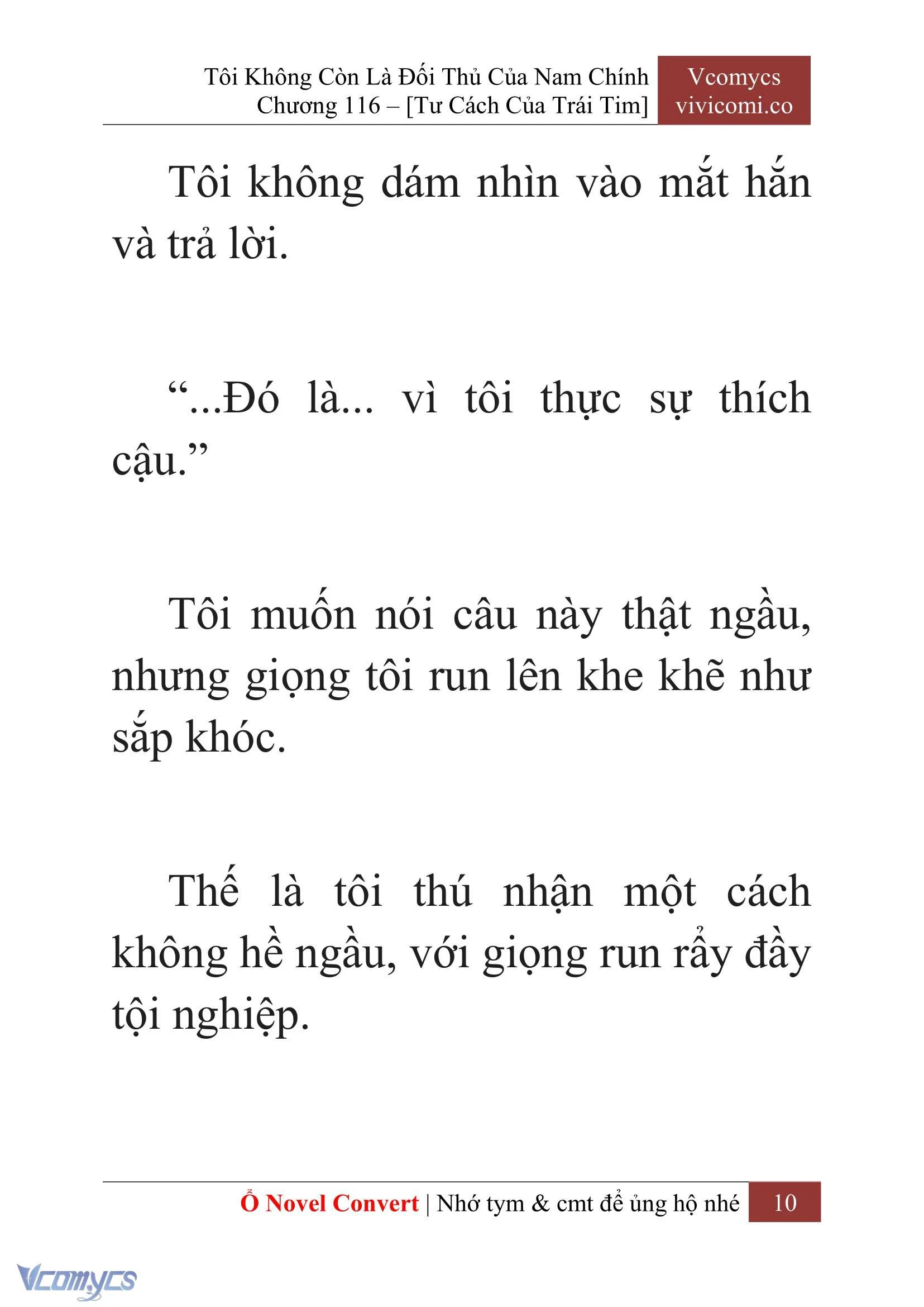 [Novel] Tôi Không Còn Là Đối Thủ Của Nam Chính Chapter  116 - 12
