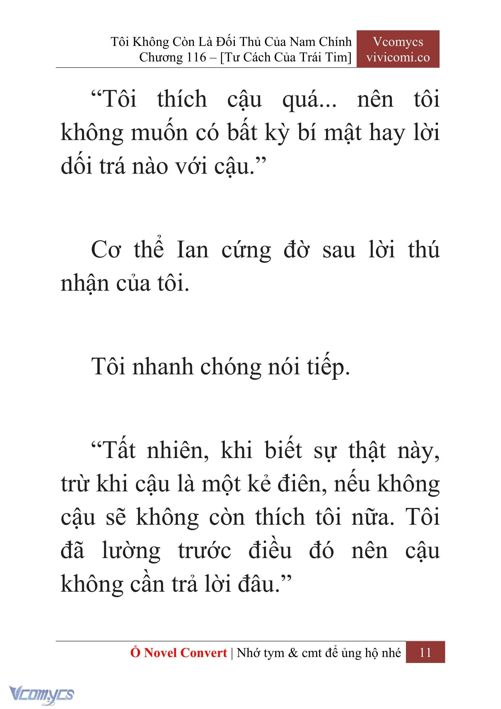 [Novel] Tôi Không Còn Là Đối Thủ Của Nam Chính Chapter  116 - 13