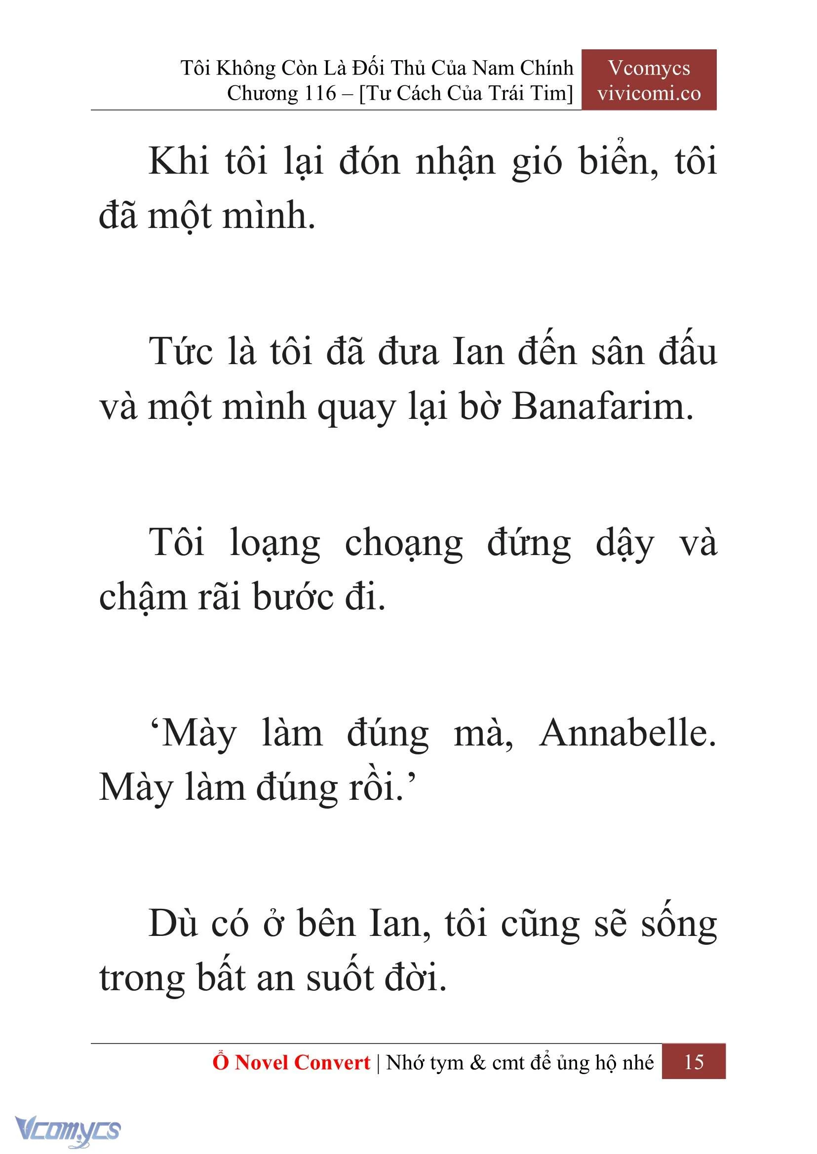 [Novel] Tôi Không Còn Là Đối Thủ Của Nam Chính Chapter  116 - 17