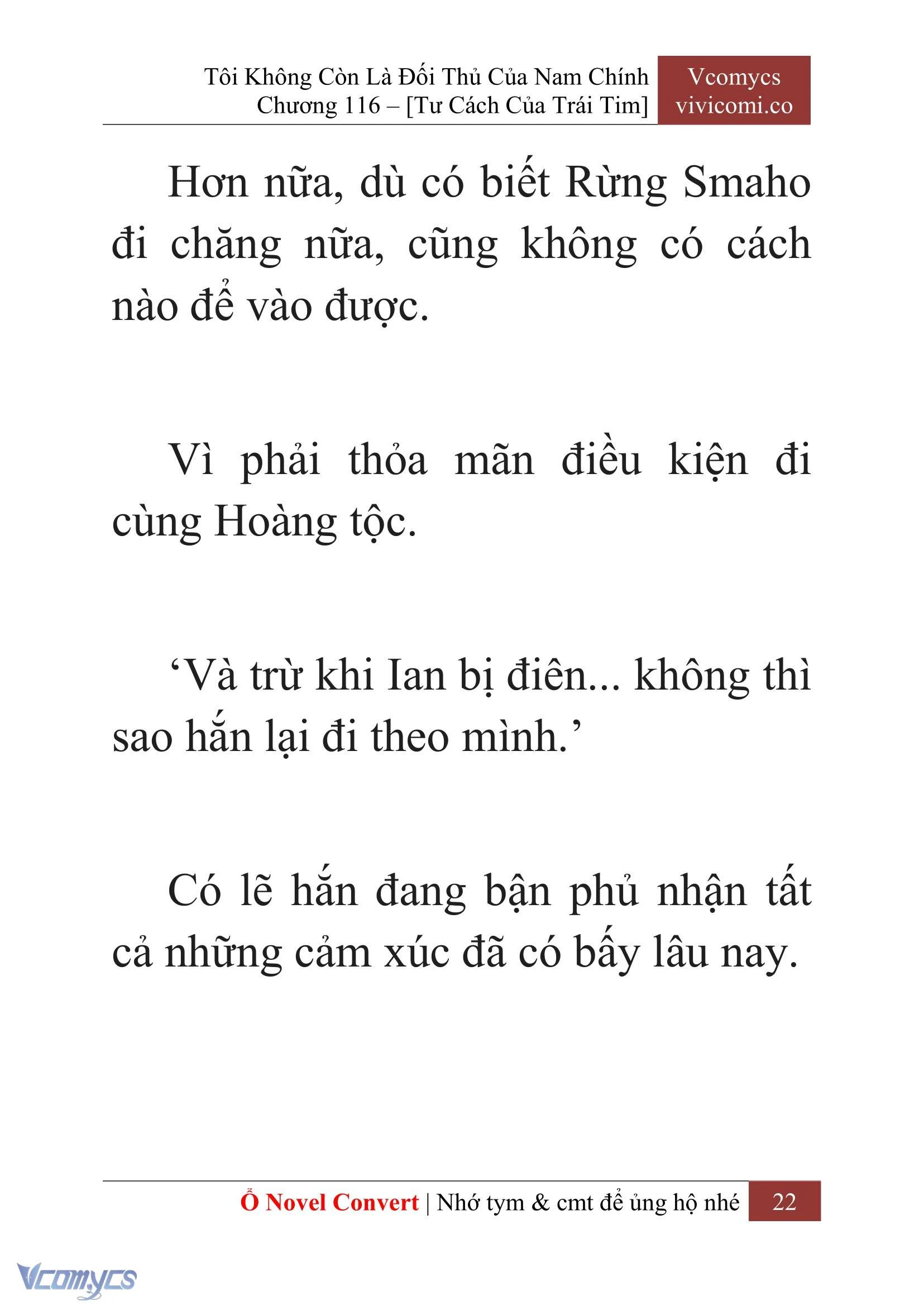 [Novel] Tôi Không Còn Là Đối Thủ Của Nam Chính Chapter  116 - 24
