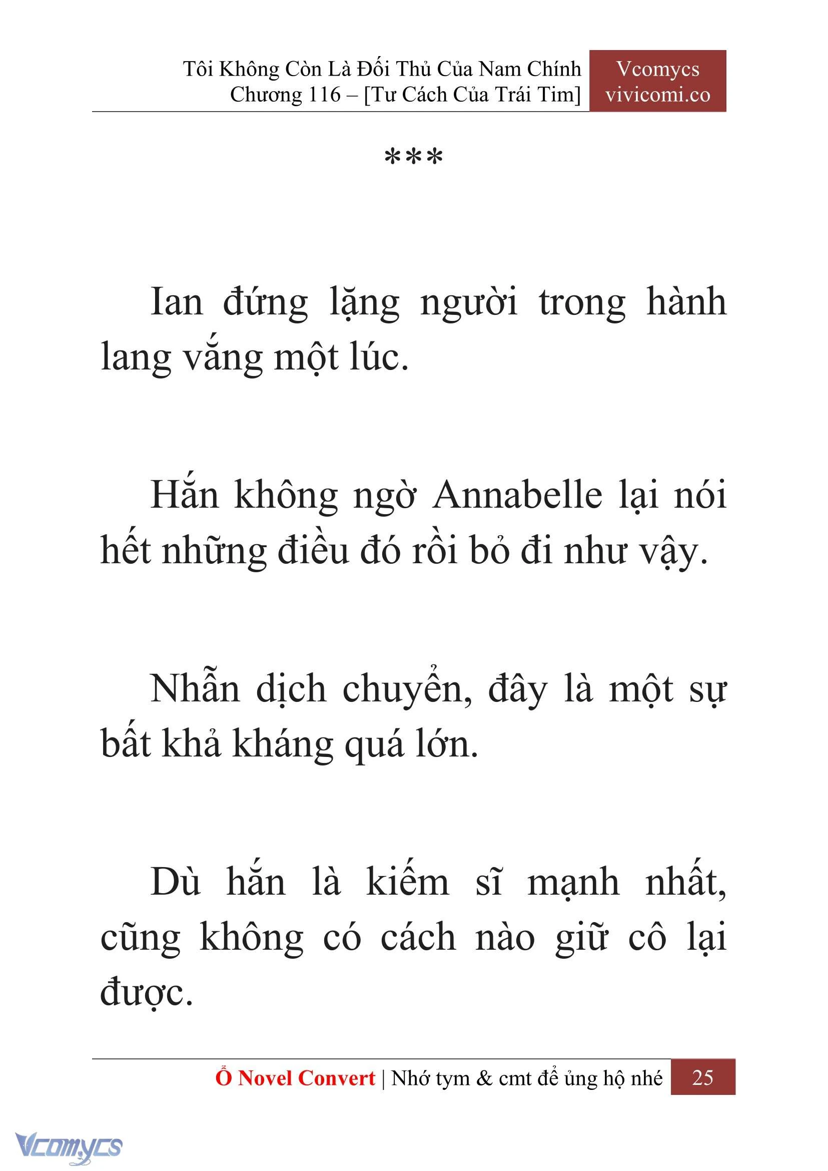 [Novel] Tôi Không Còn Là Đối Thủ Của Nam Chính Chapter  116 - 27