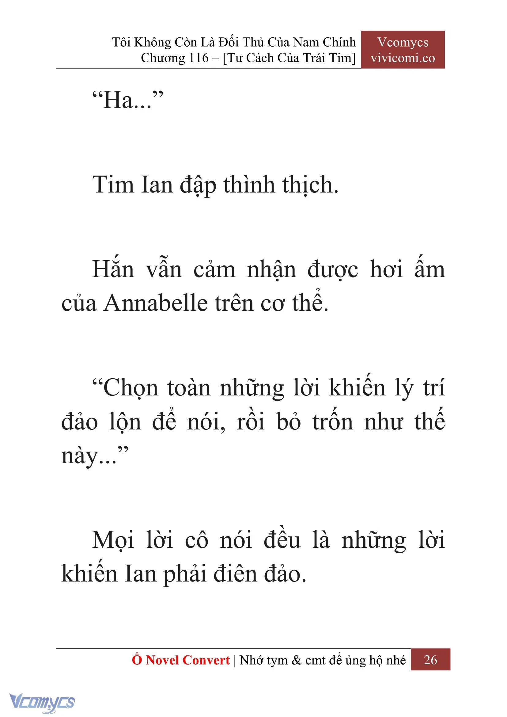 [Novel] Tôi Không Còn Là Đối Thủ Của Nam Chính Chapter  116 - 28