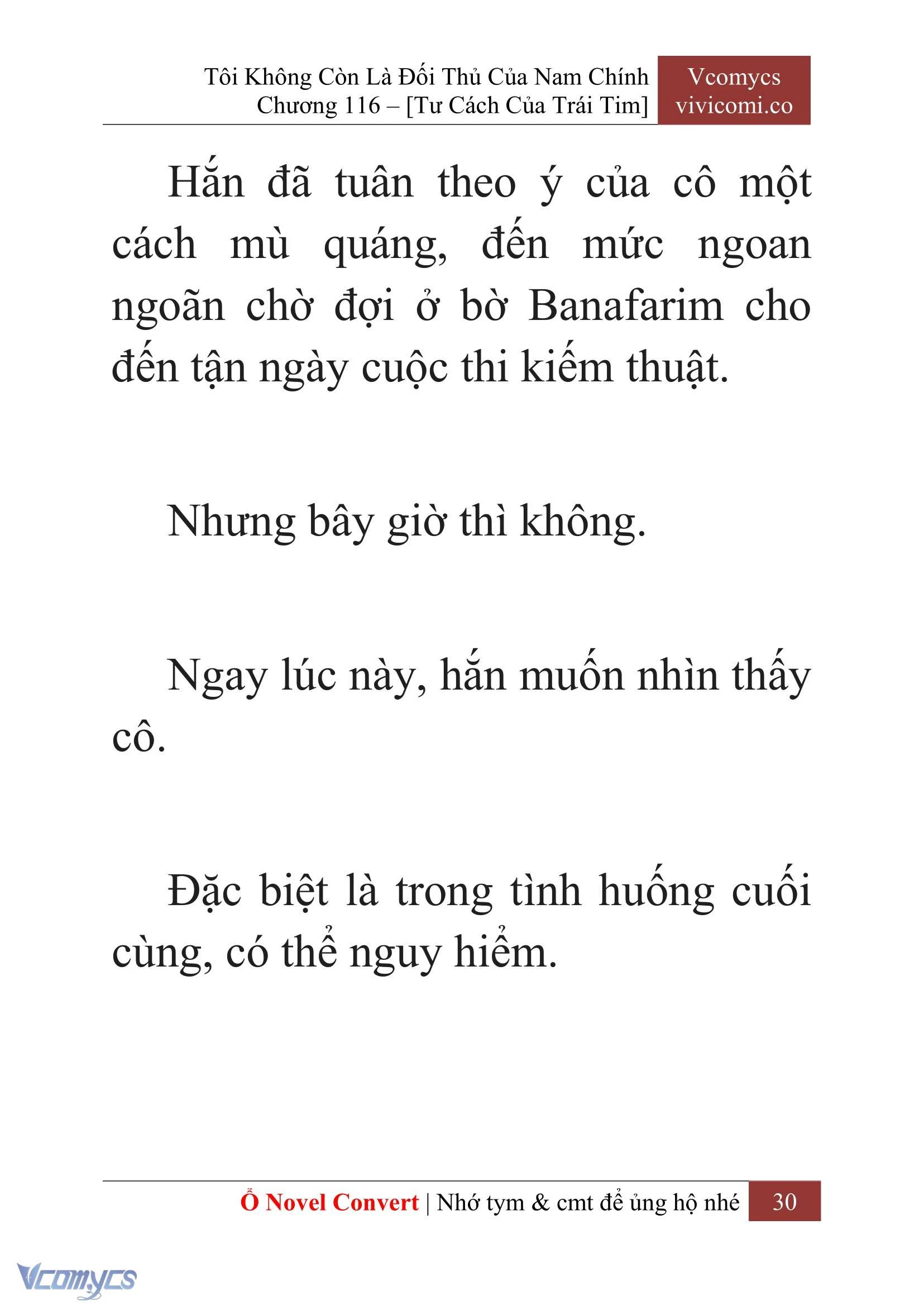 [Novel] Tôi Không Còn Là Đối Thủ Của Nam Chính Chapter  116 - 32