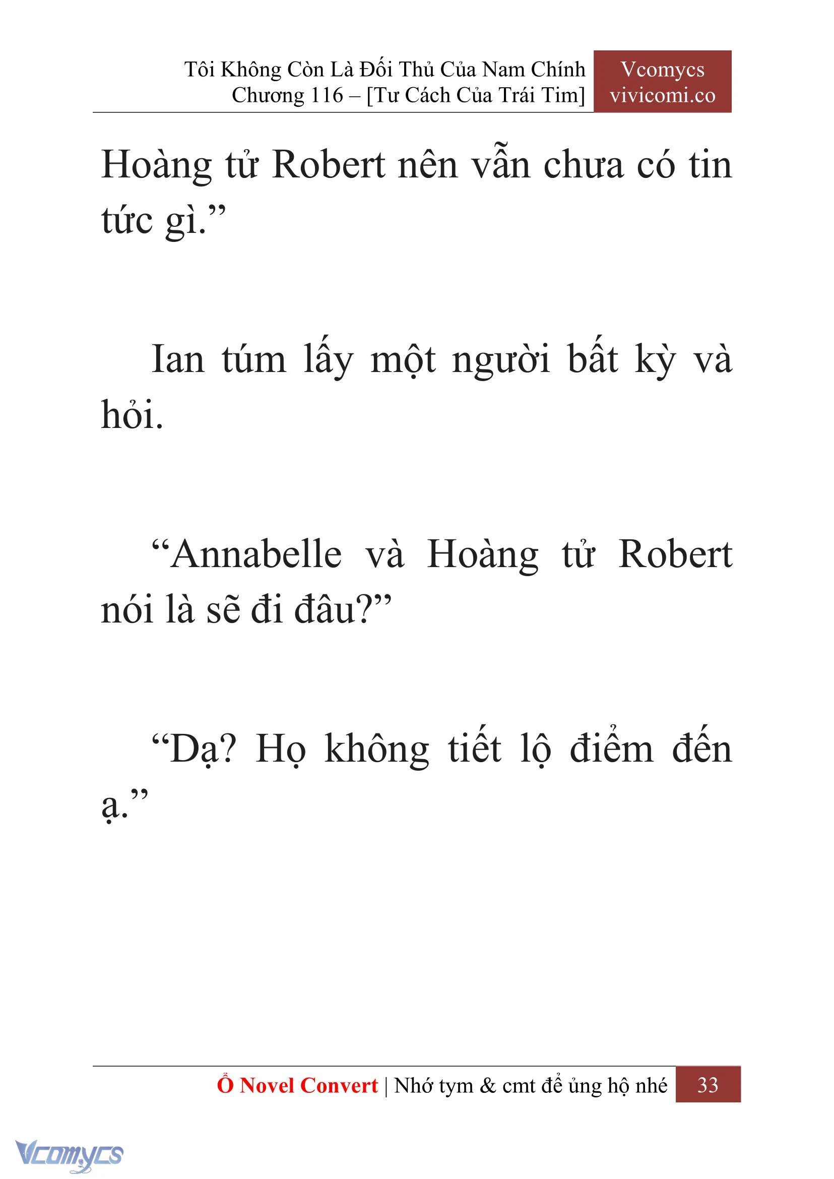 [Novel] Tôi Không Còn Là Đối Thủ Của Nam Chính Chapter  116 - 35