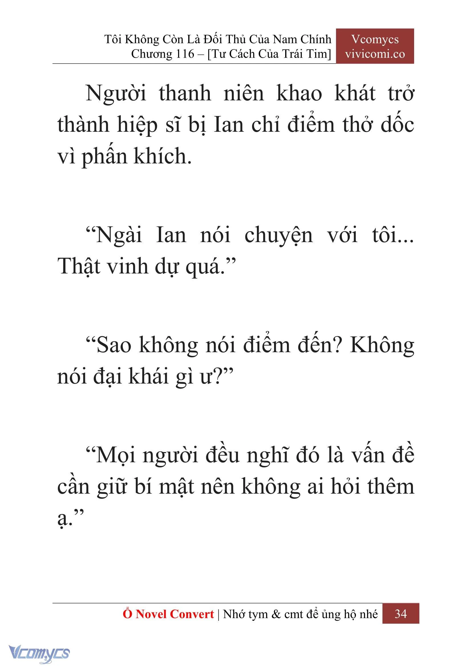 [Novel] Tôi Không Còn Là Đối Thủ Của Nam Chính Chapter  116 - 36