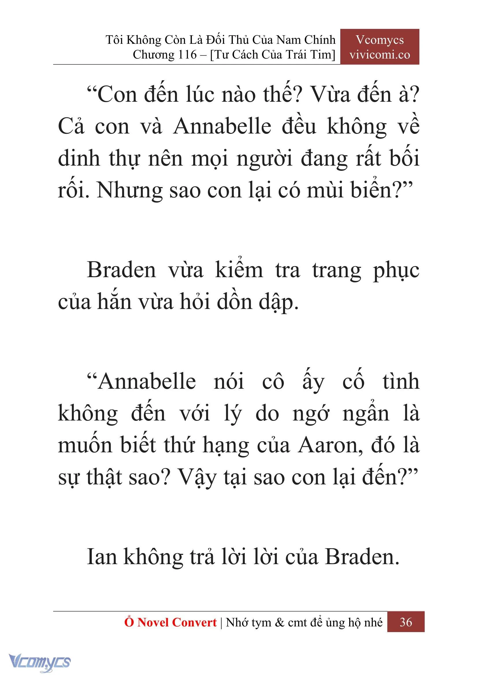 [Novel] Tôi Không Còn Là Đối Thủ Của Nam Chính Chapter  116 - 38