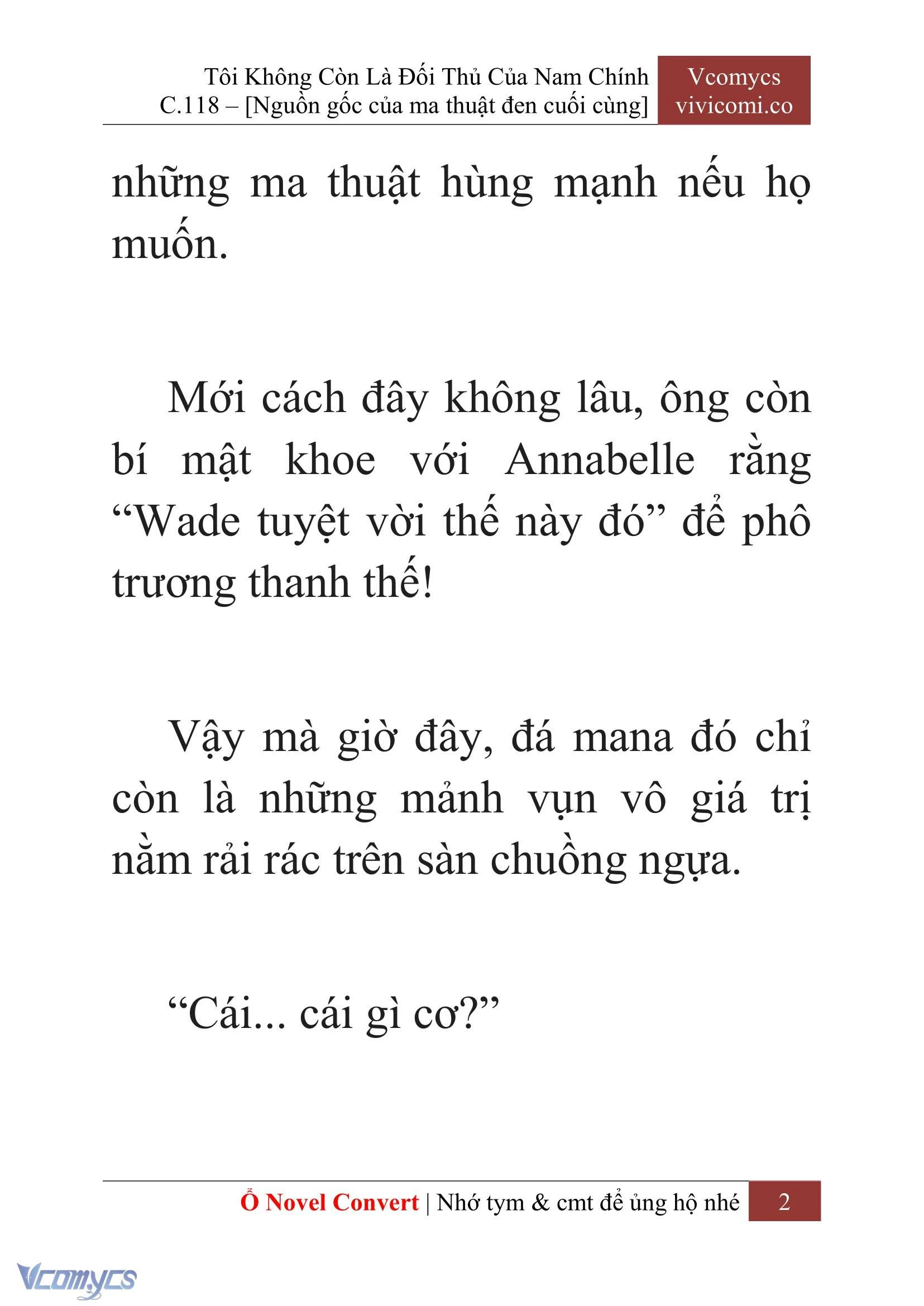 [Novel] Tôi Không Còn Là Đối Thủ Của Nam Chính Chapter  118 - 4